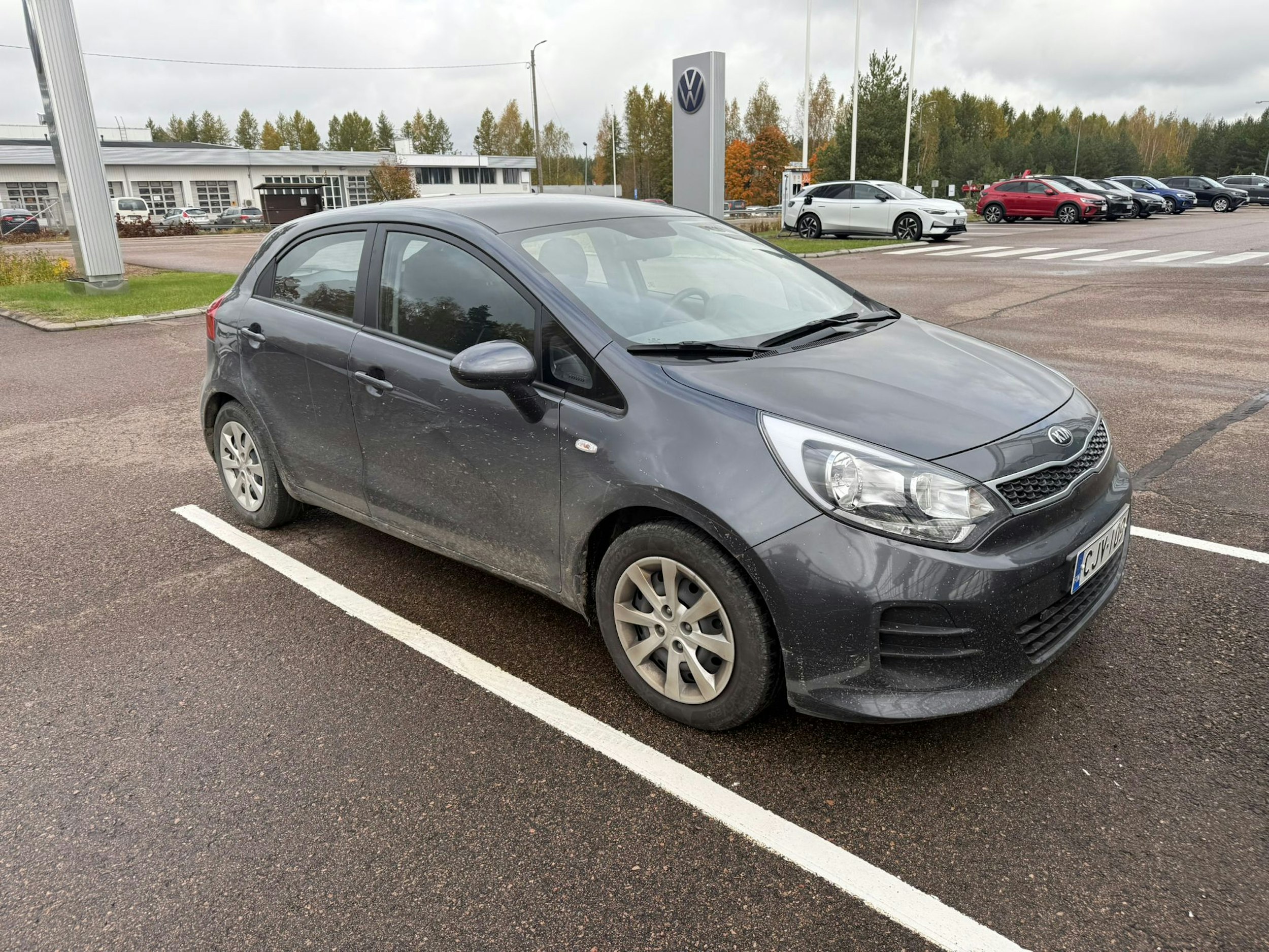 harmaa Kia Rio 2015 kuva 1.