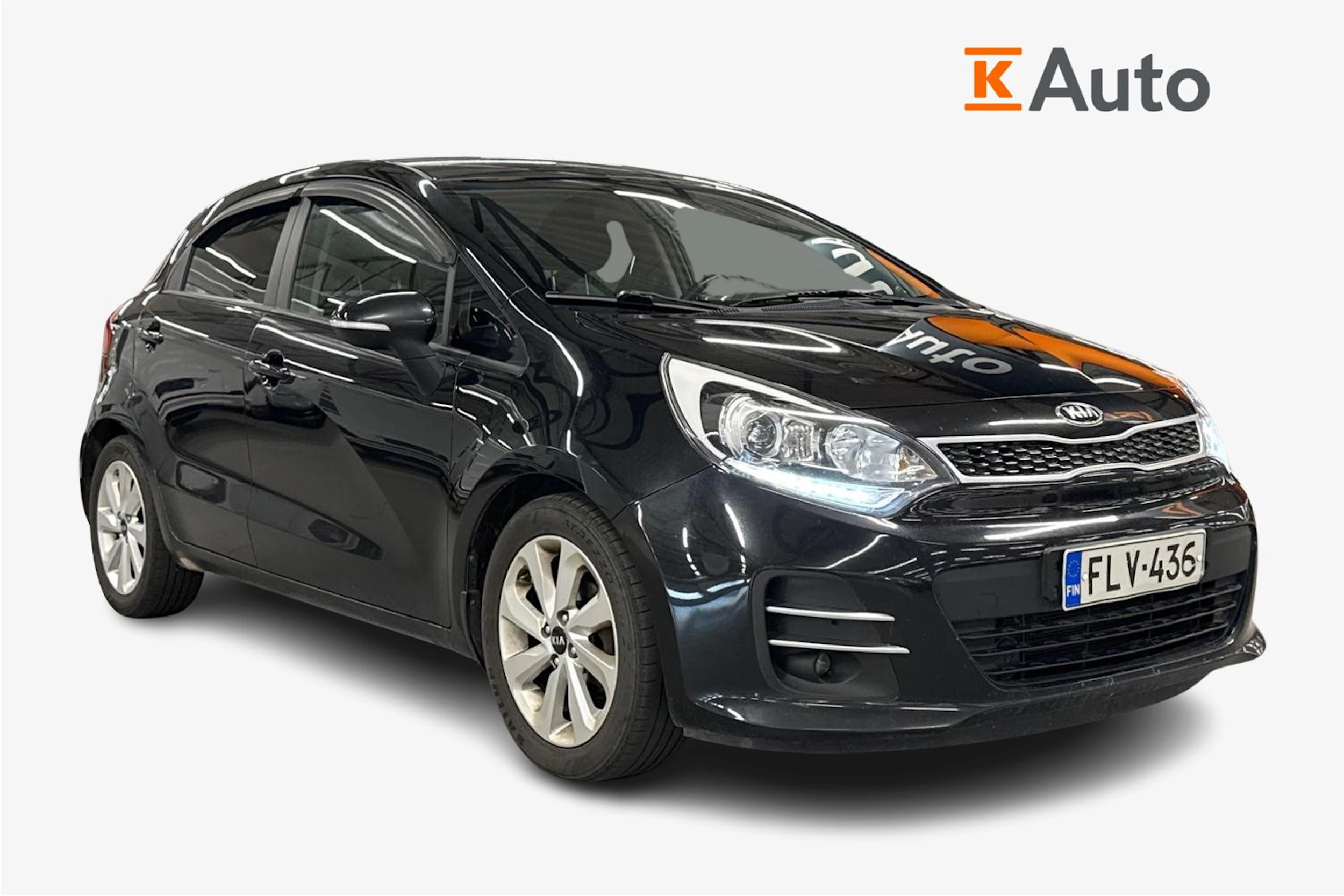 musta Kia Rio 2016 kuva 1.