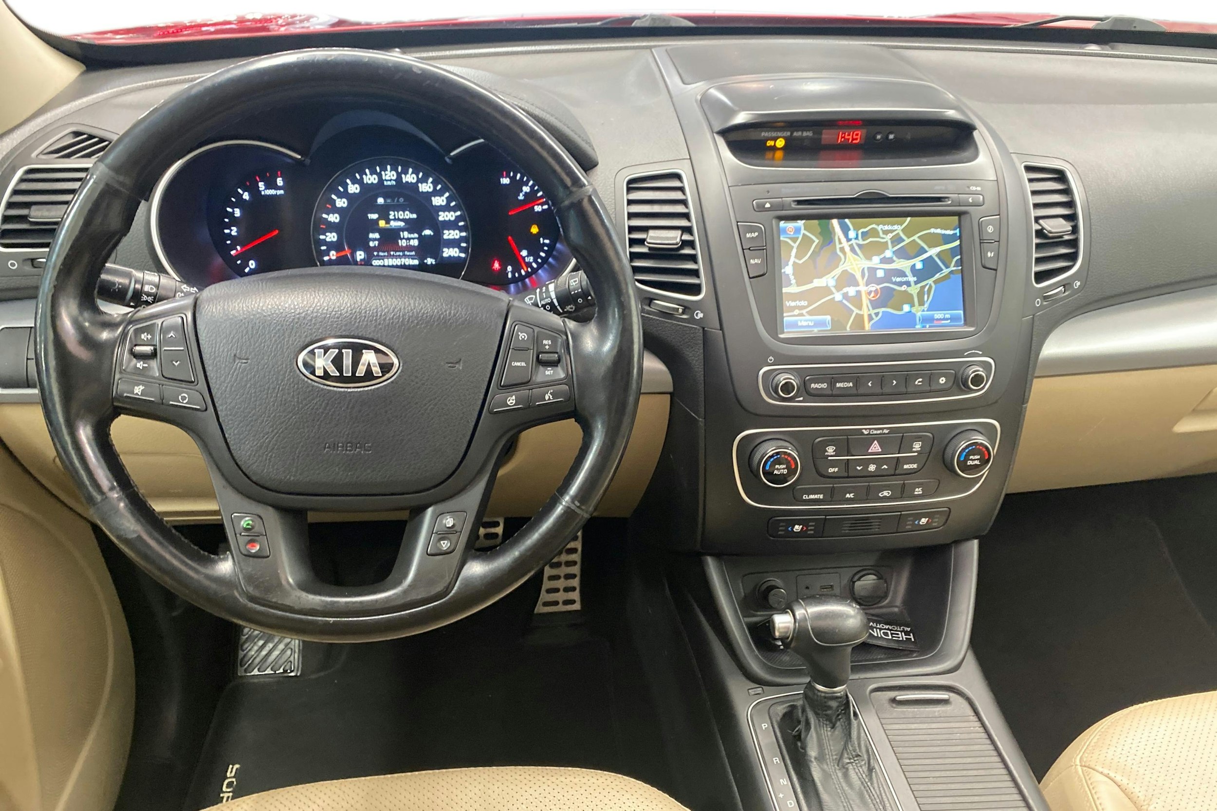 punainen Kia Sorento 2013 kuva 9.