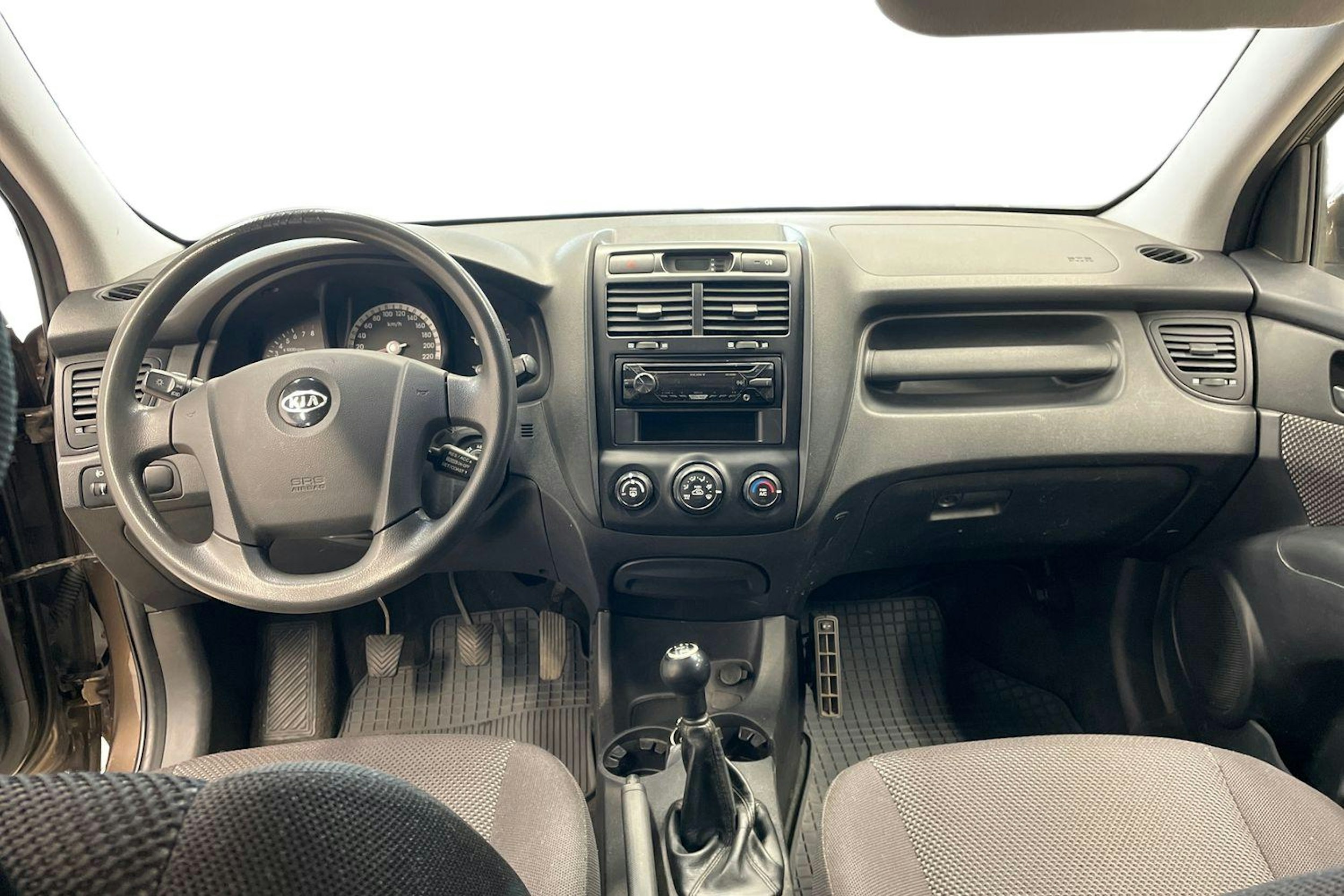 Ruskea (beige) Kia Sportage 2007 kuva 9.