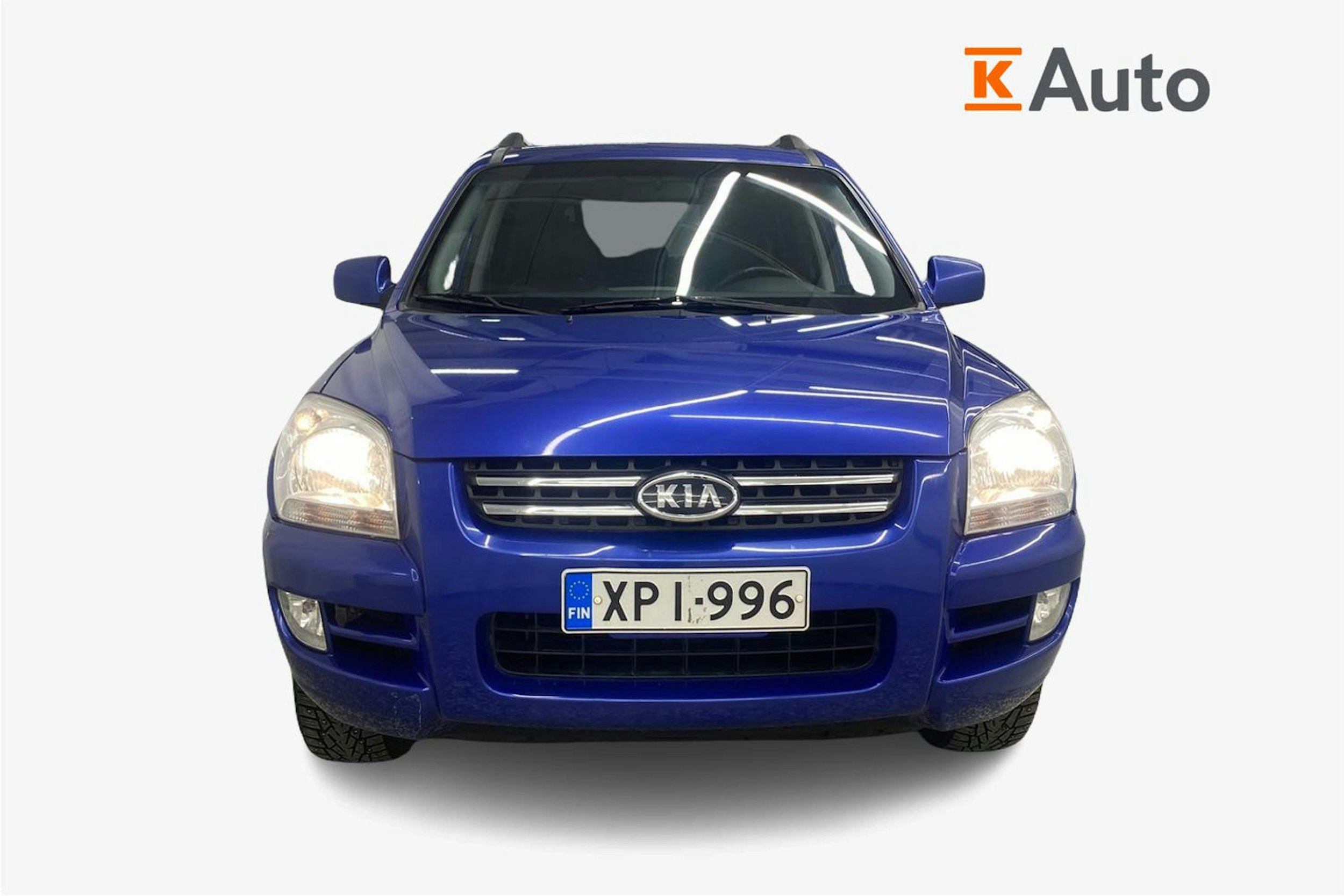 Sininen Kia Sportage 2008 kuva 4.