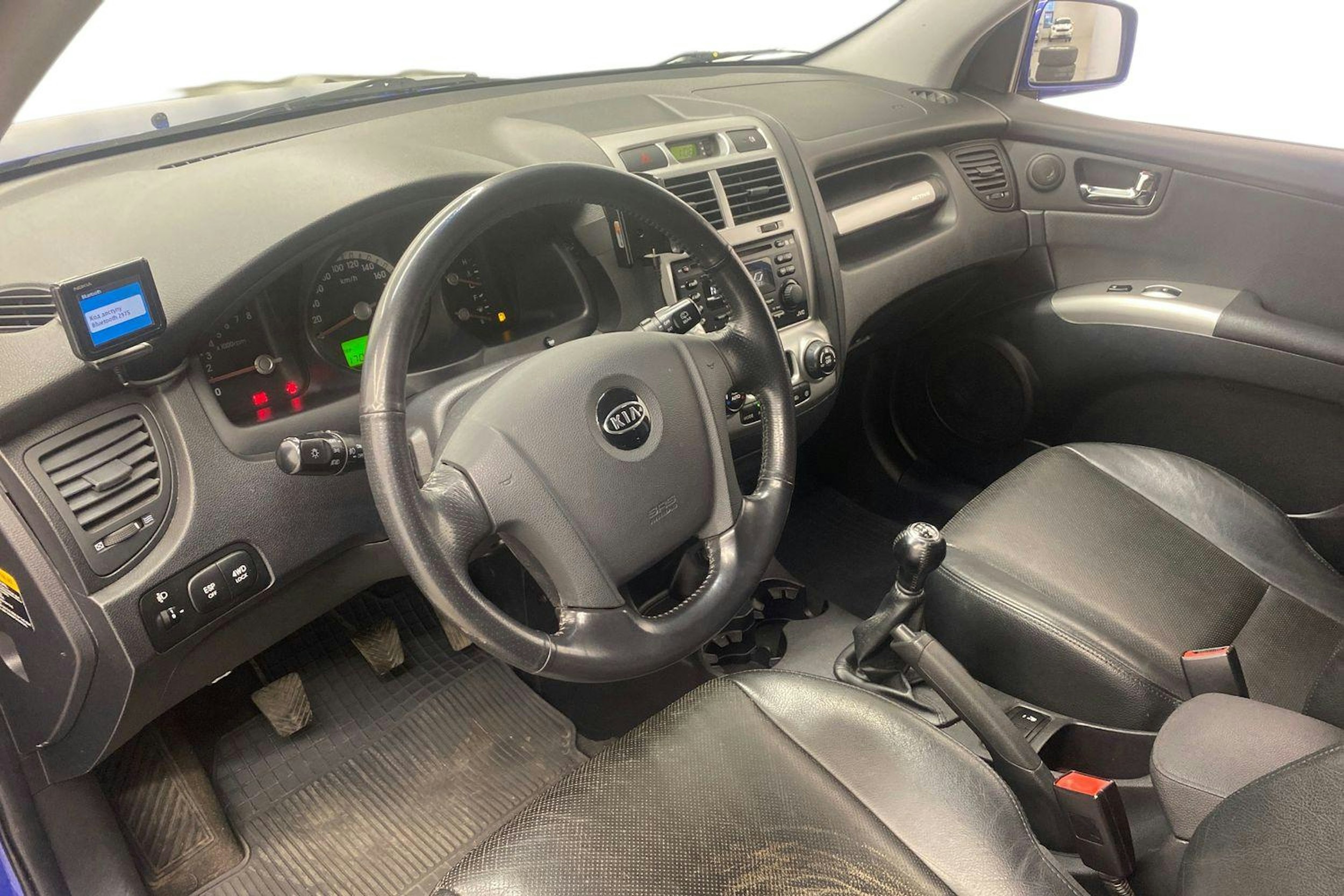 Sininen Kia Sportage 2008 kuva 6.