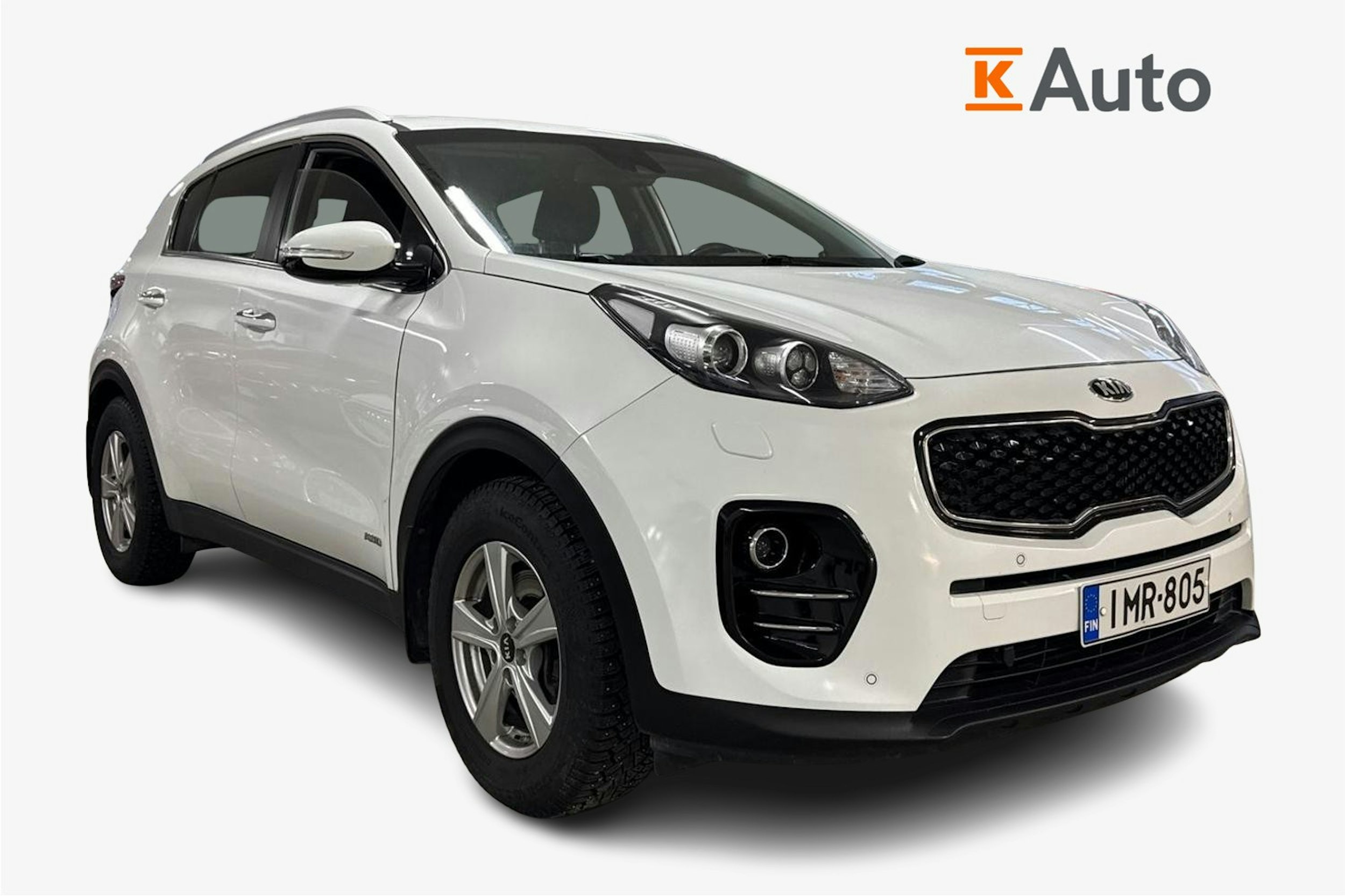 Valkoinen Kia Sportage 2016 kuva 1.
