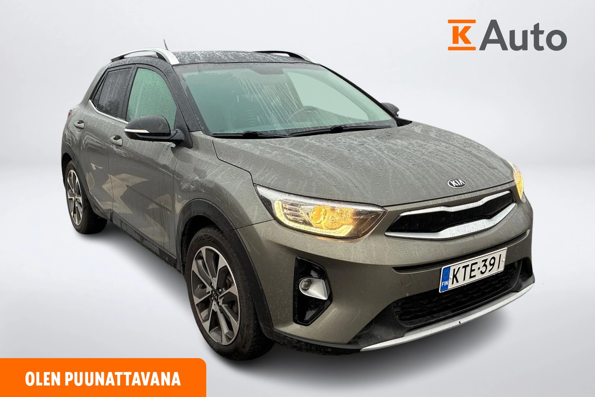vihreä Kia Stonic 2018 kuva 1.