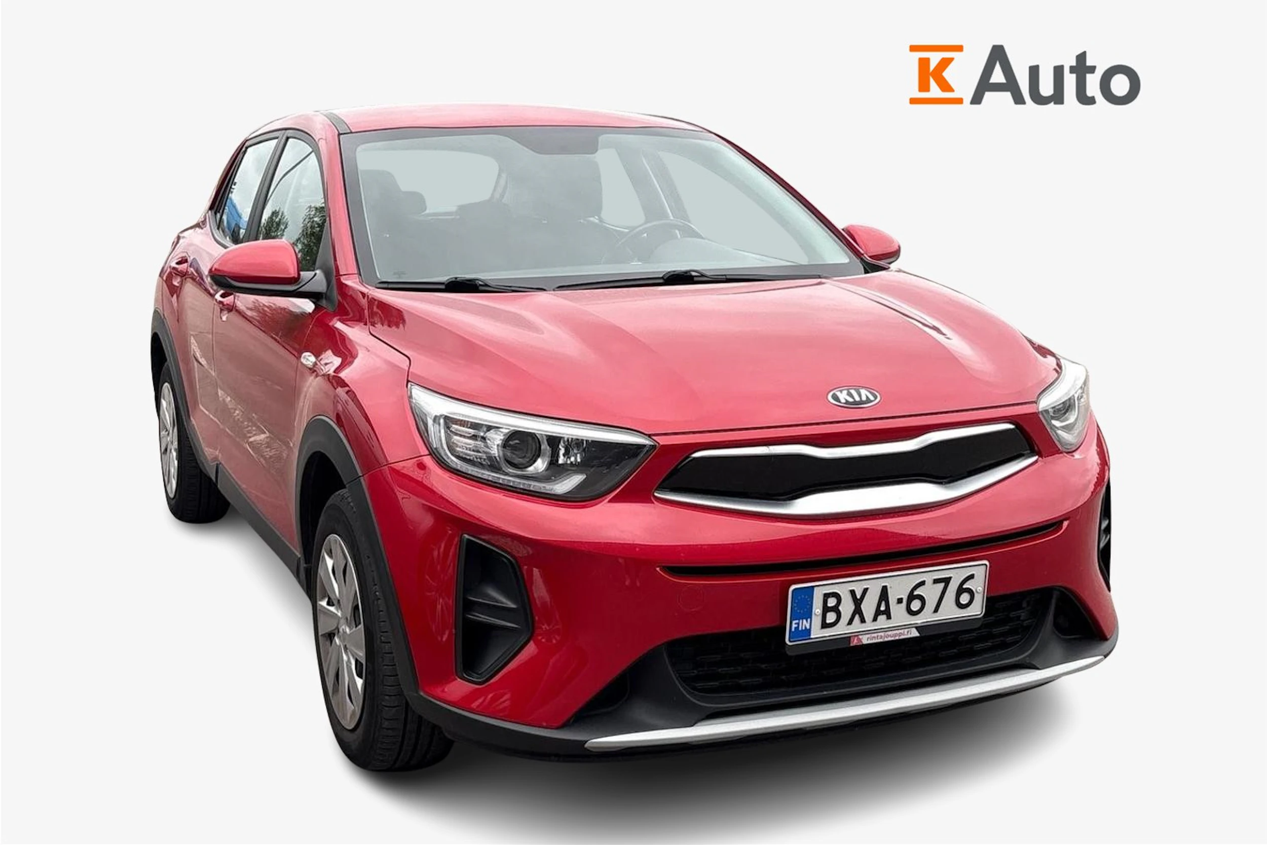 punainen Kia Stonic 2019 kuva 1.