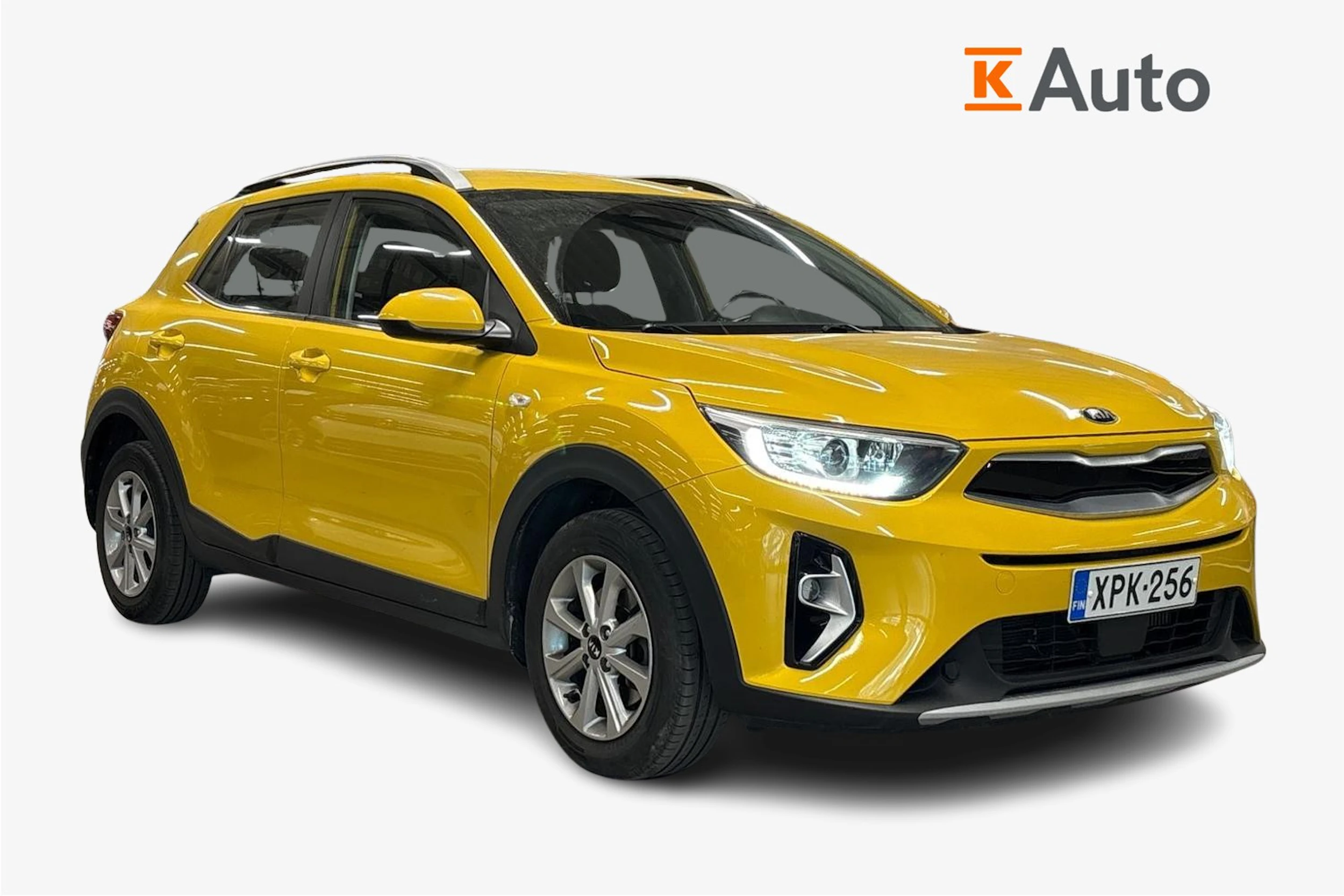keltainen Kia Stonic 2021 kuva 1.