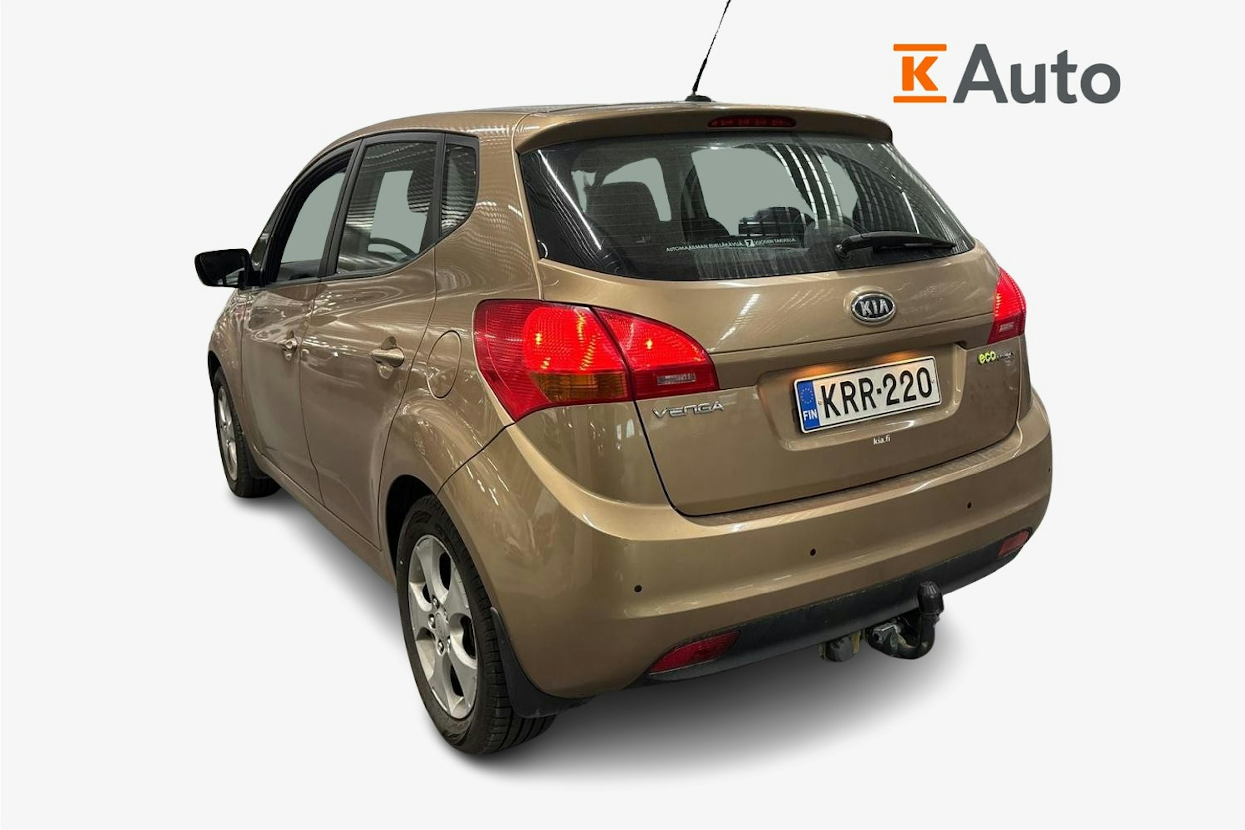 keltainen Kia Venga 2012 kuva 2.