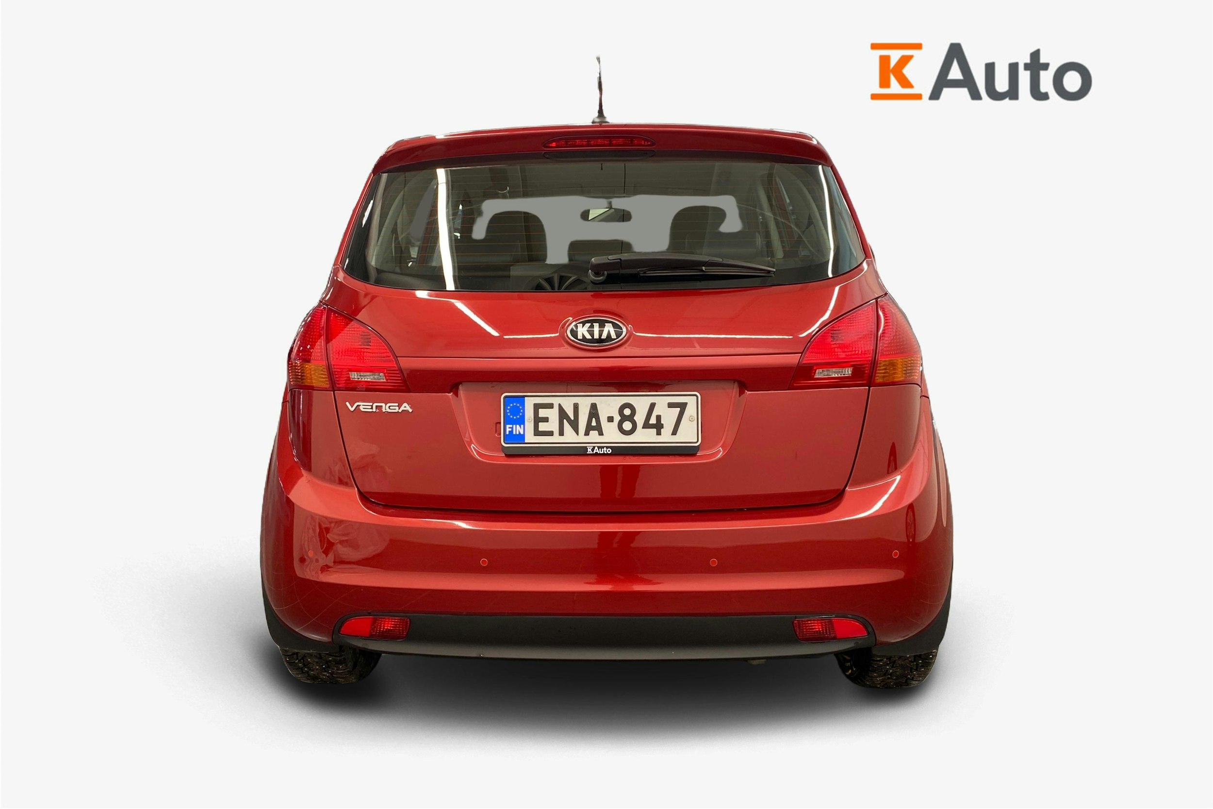 punainen Kia Venga 2014 kuva 3.