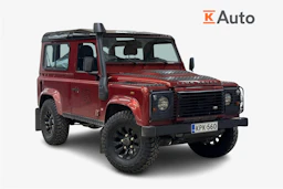 punainen Land Rover Defender 2007 kuva 1.