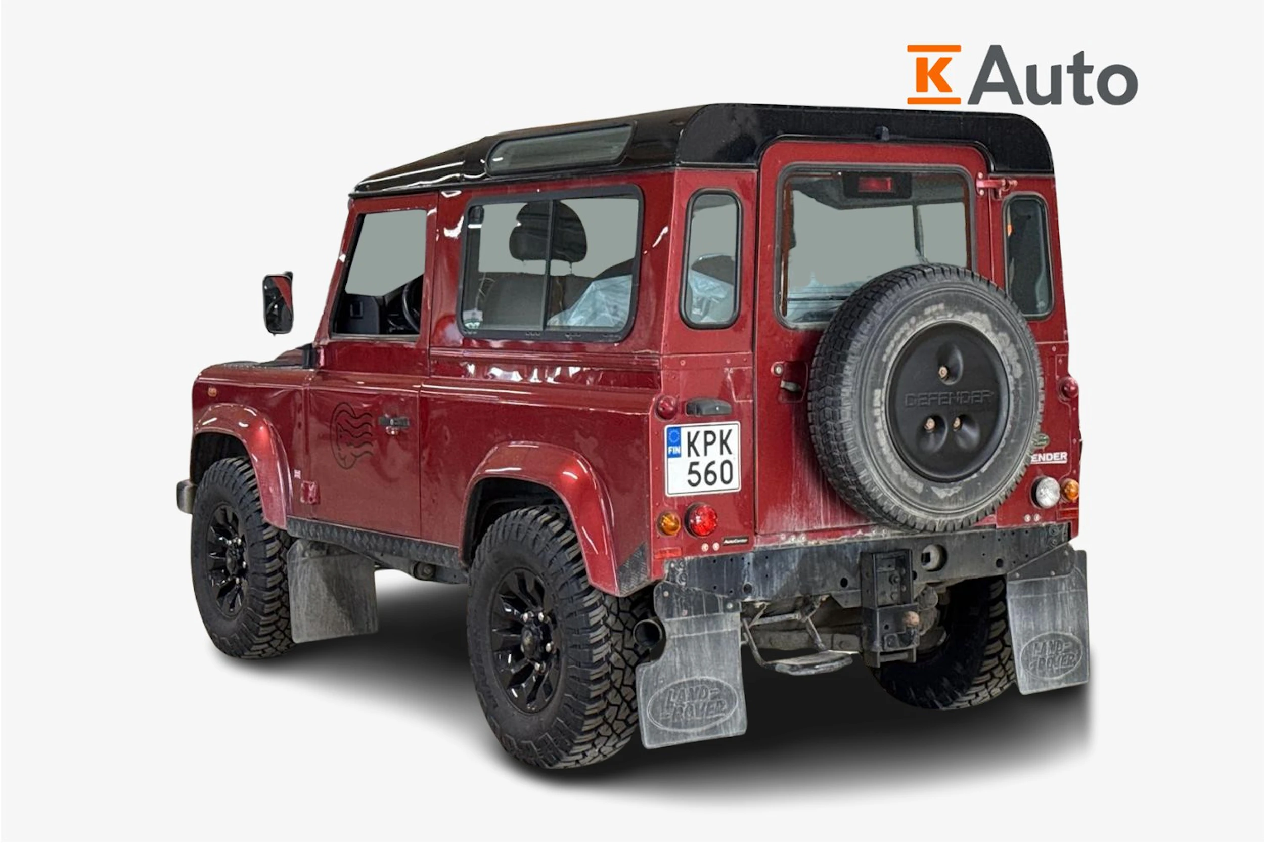 punainen Land Rover Defender 2007 kuva 2.