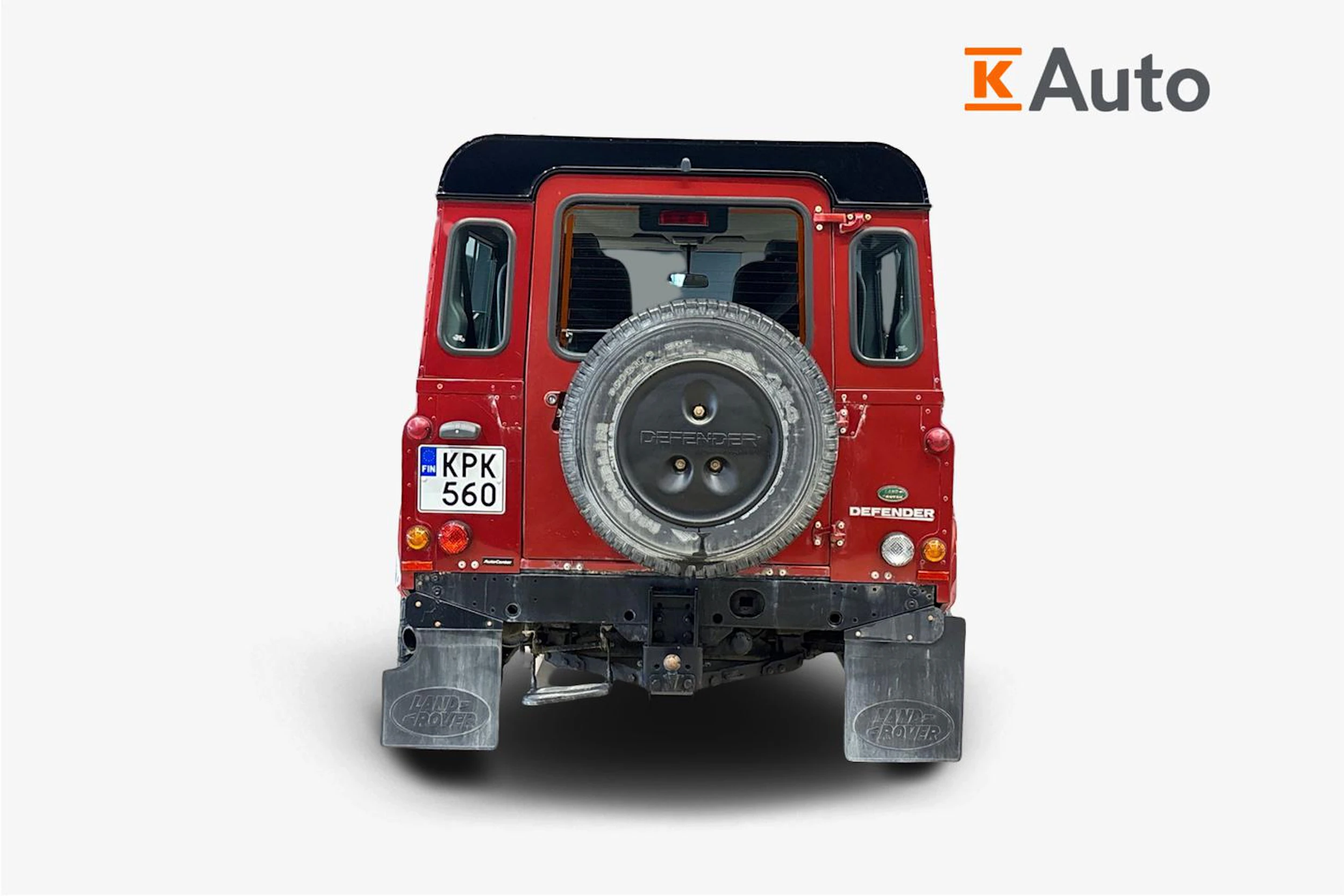 punainen Land Rover Defender 2007 kuva 4.