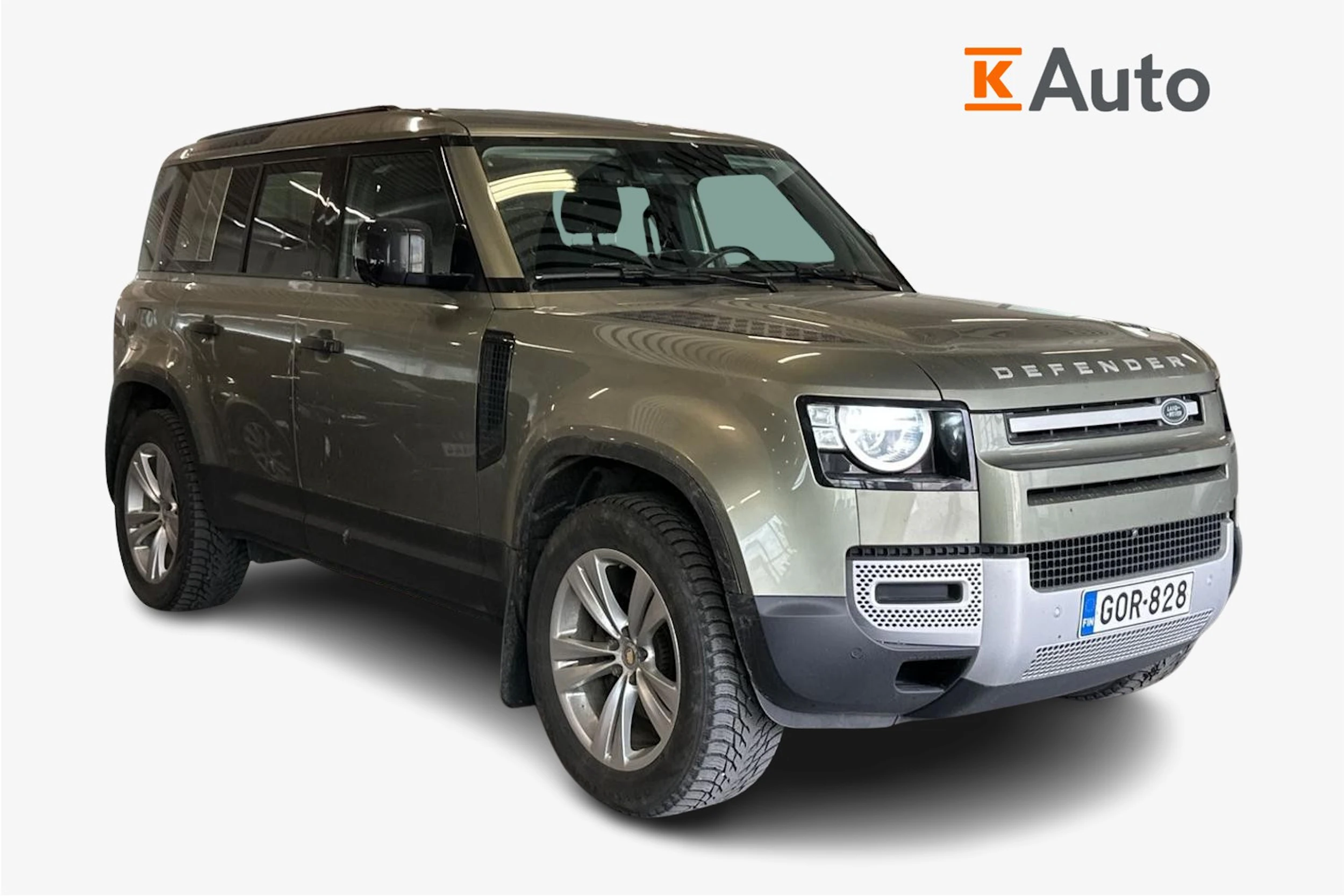 vihreä Land Rover Defender 2021 kuva 1.