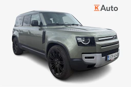 vihreä Land Rover Defender 2021 kuva 1.