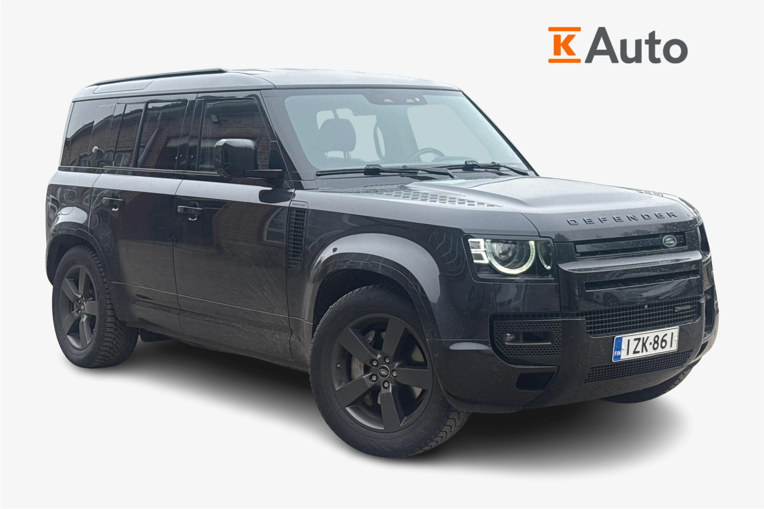 musta Land Rover Defender 2023 kuva 1.