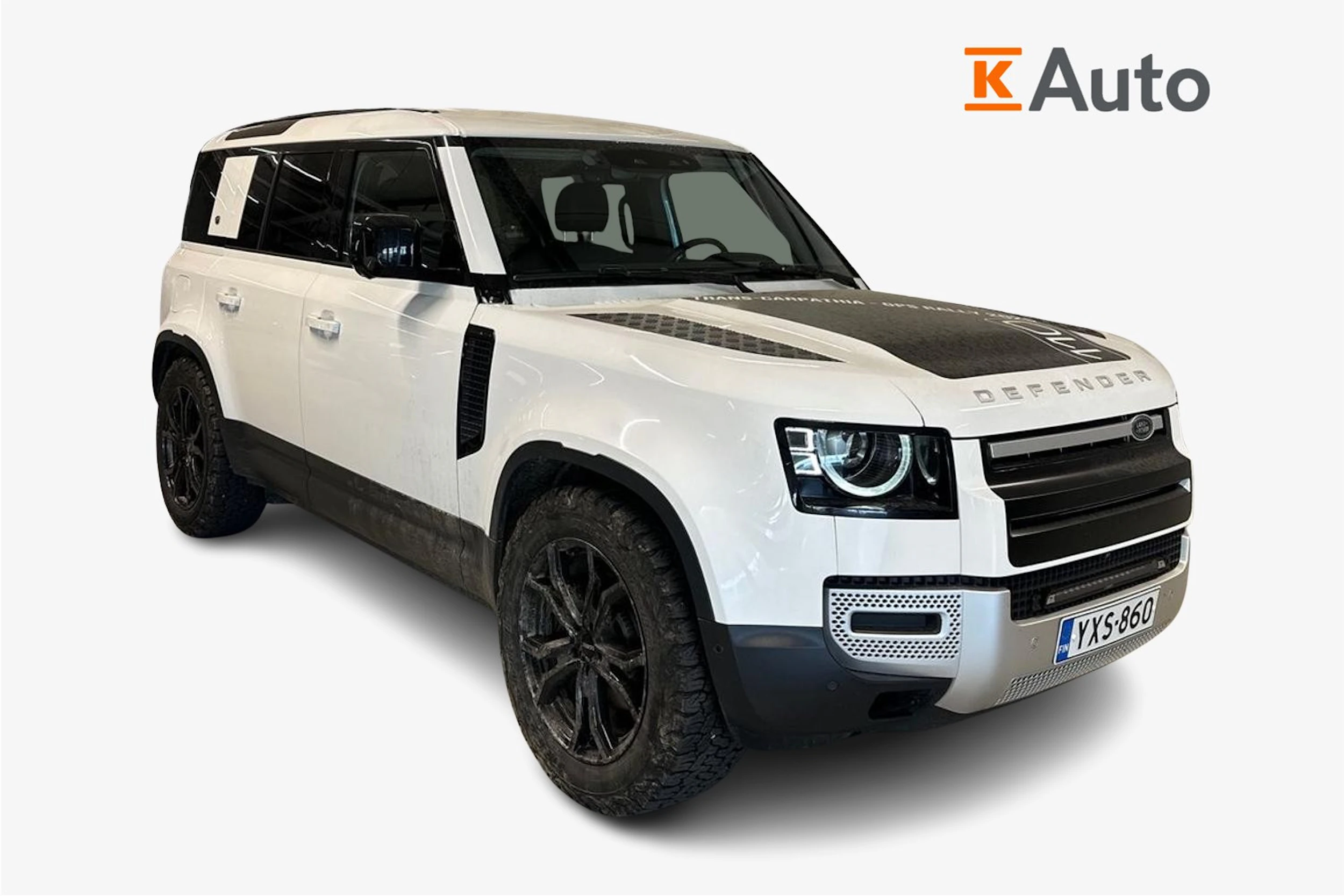 valkoinen Land Rover Defender 2024 kuva 1.
