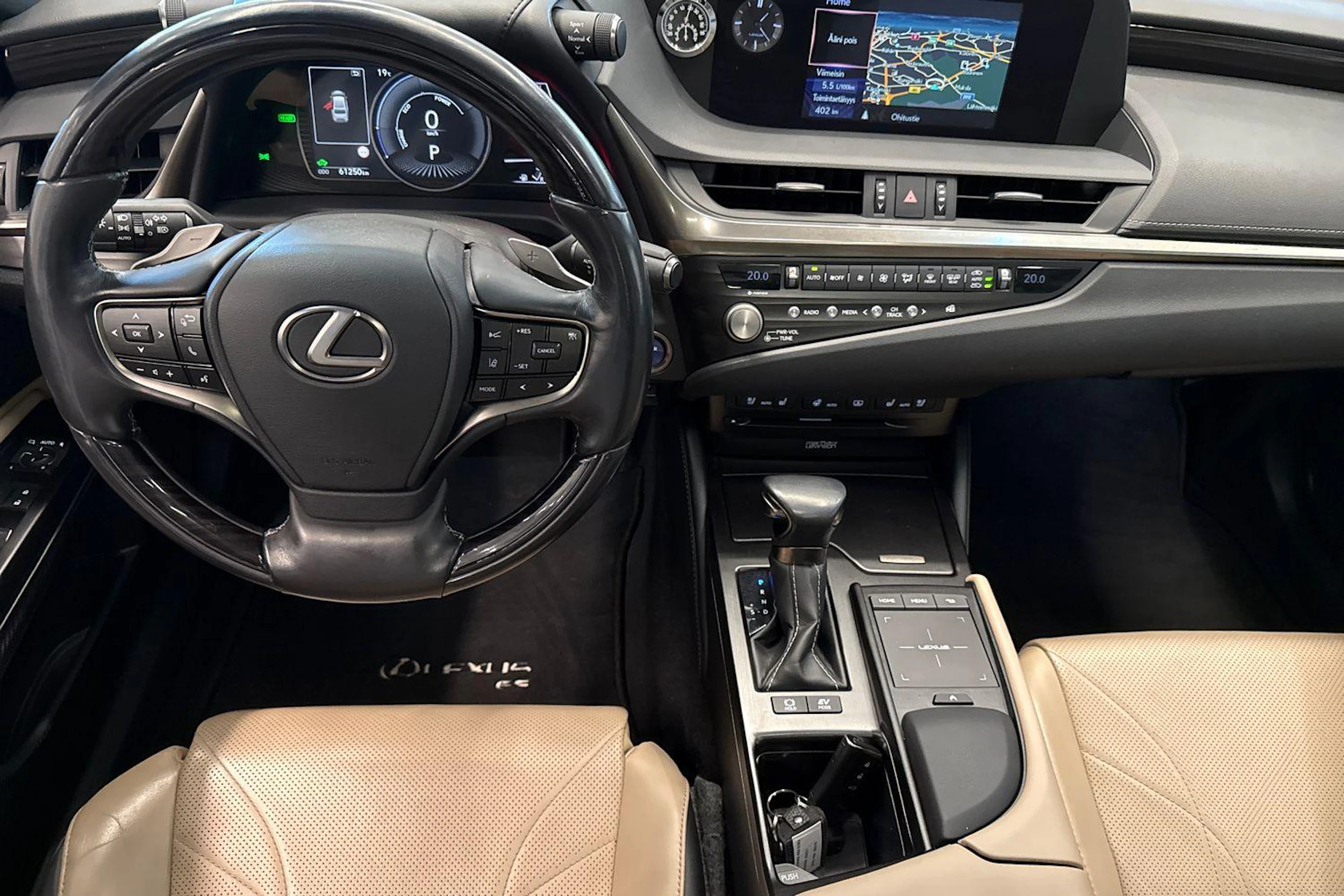 harmaa Lexus ES 2021 kuva 9.