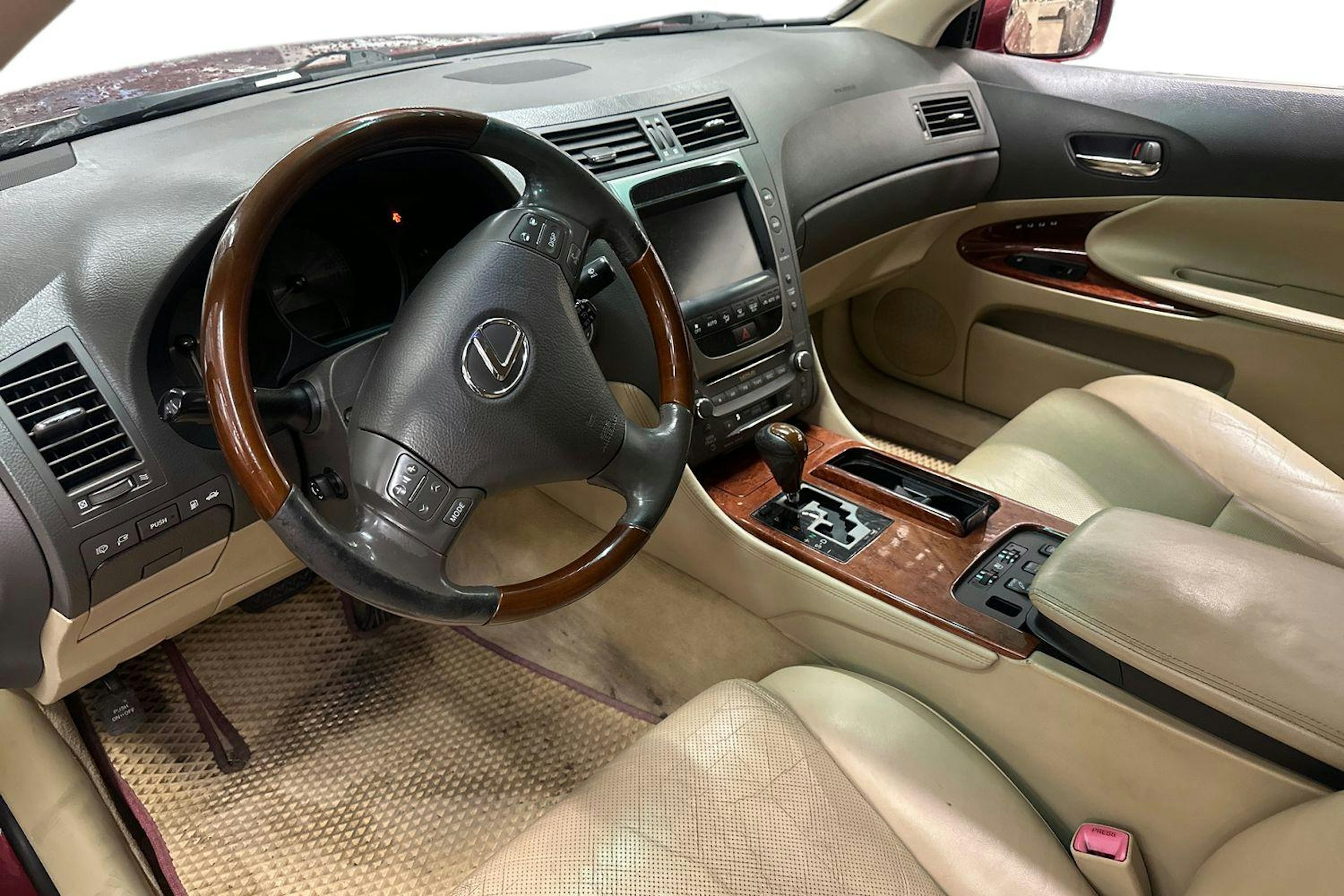 punainen Lexus GS 2007 kuva 3.