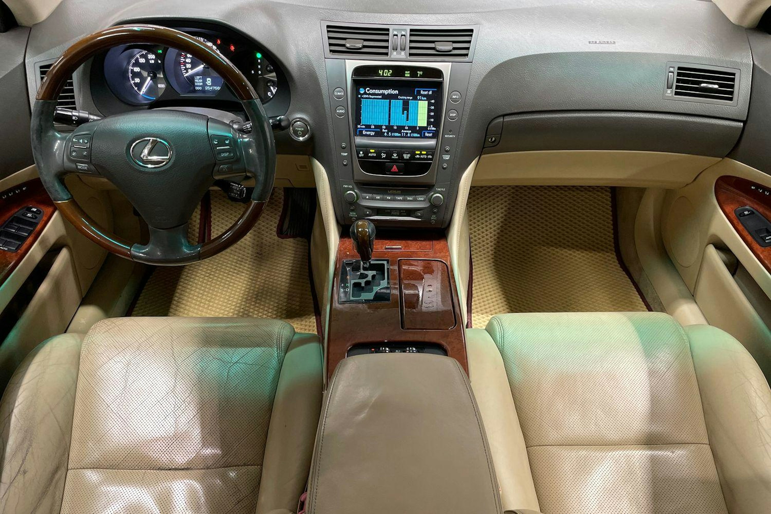 punainen Lexus GS 2007 kuva 9.