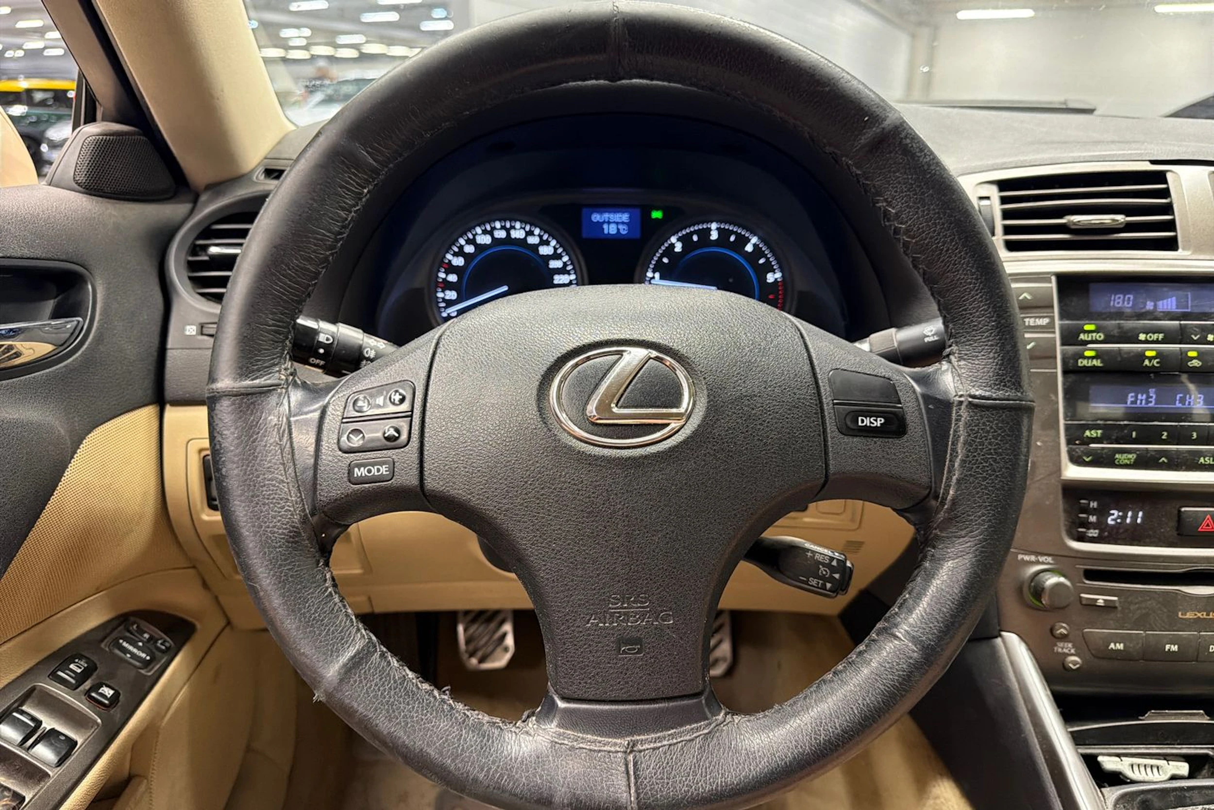 ruskea (beige) Lexus IS 2007 kuva 12.