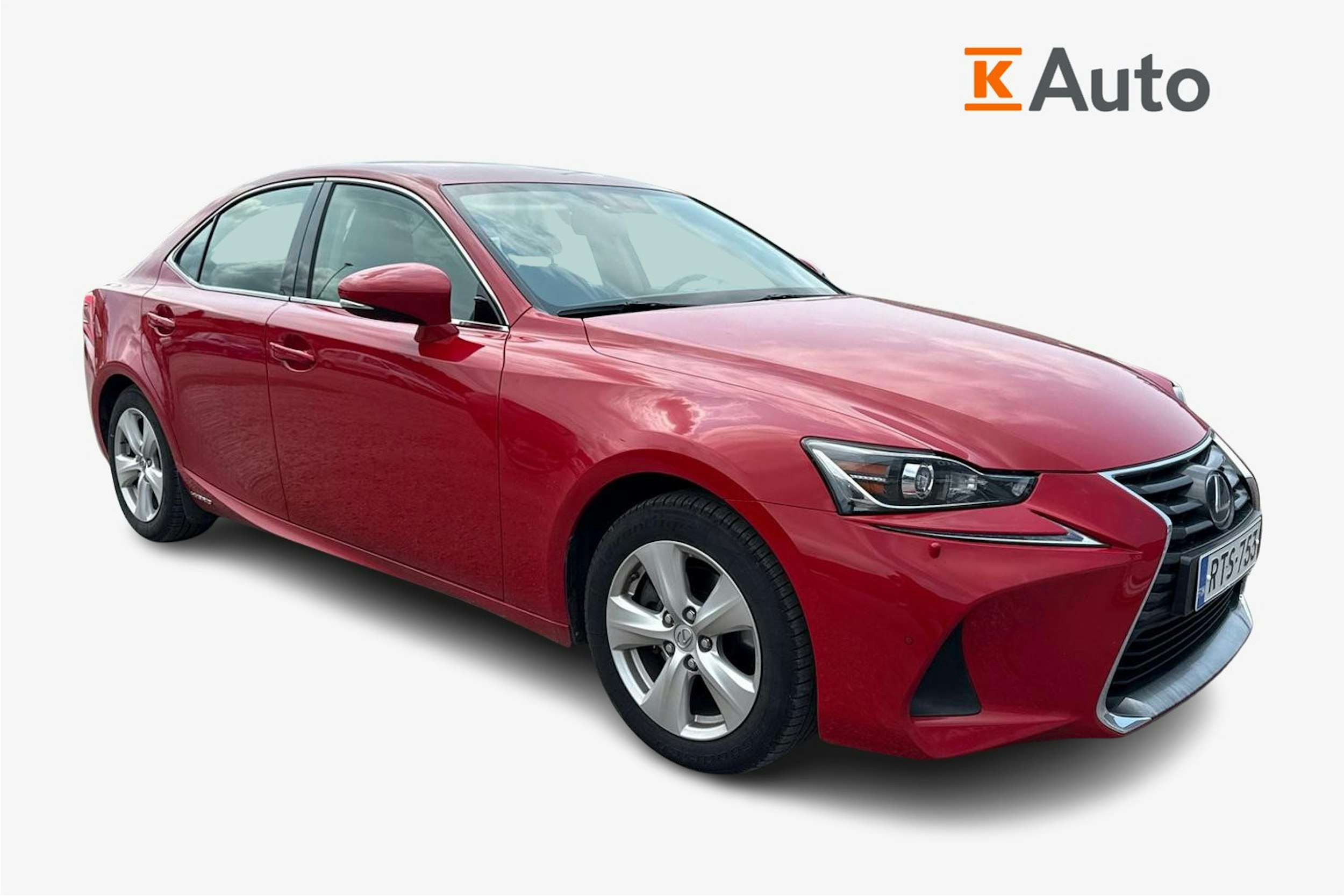 punainen Lexus IS 2018 kuva 1.
