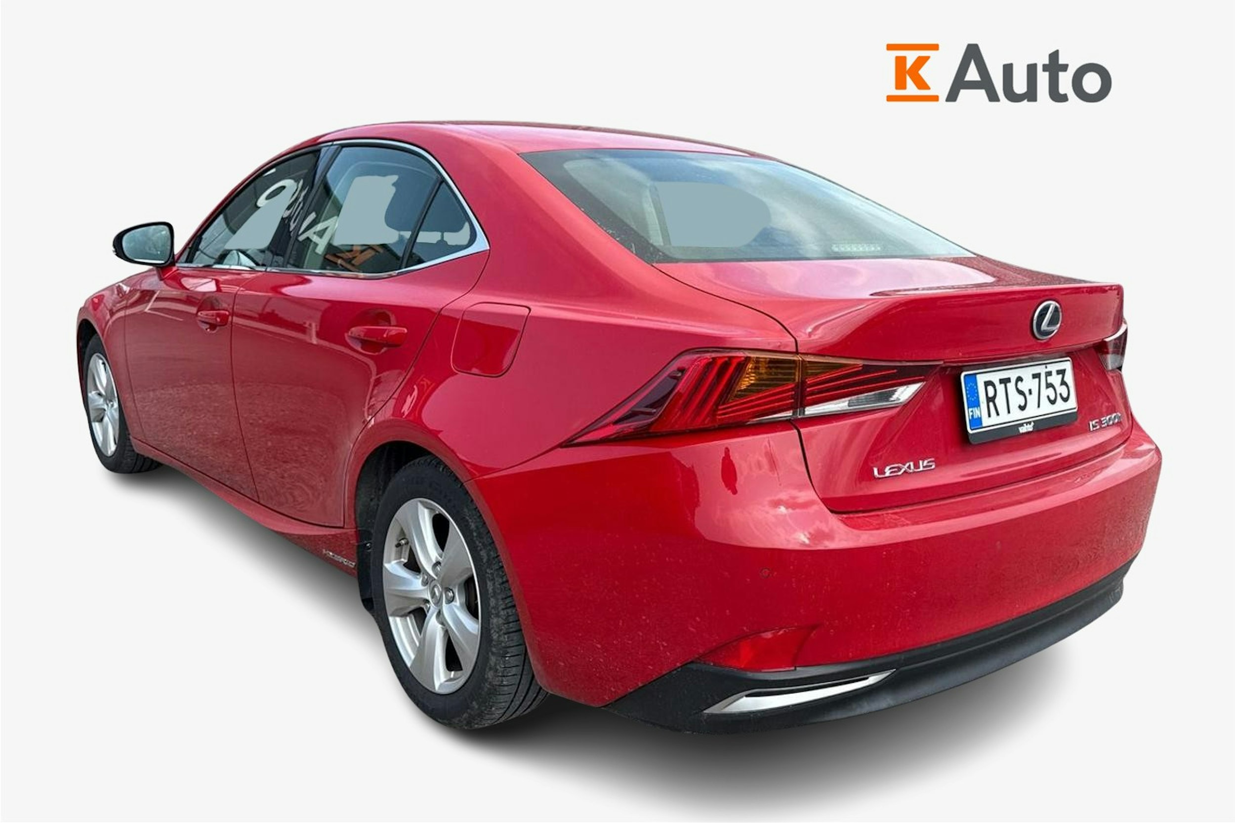 punainen Lexus IS 2018 kuva 2.