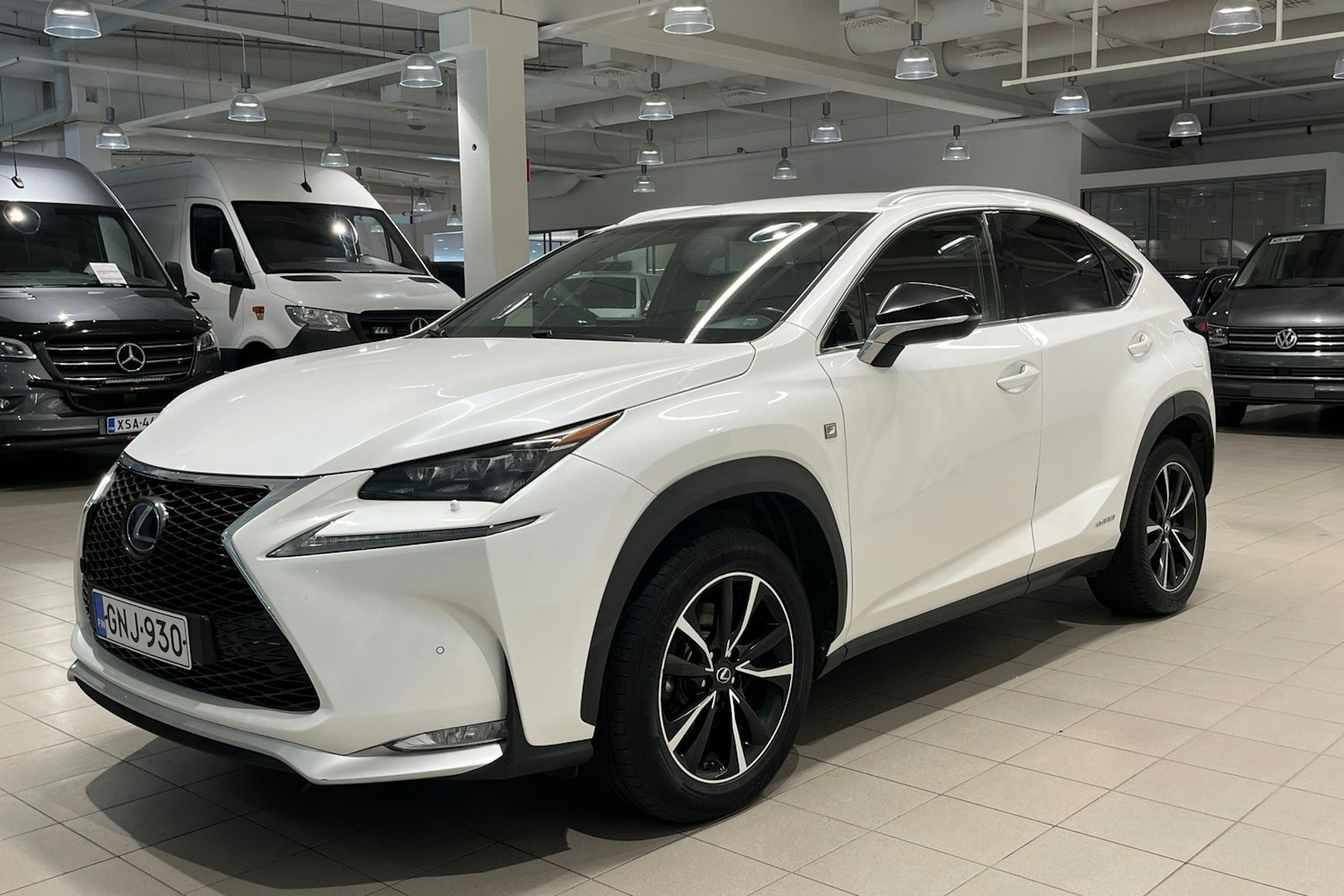 valkoinen Lexus NX 2015 kuva 14.