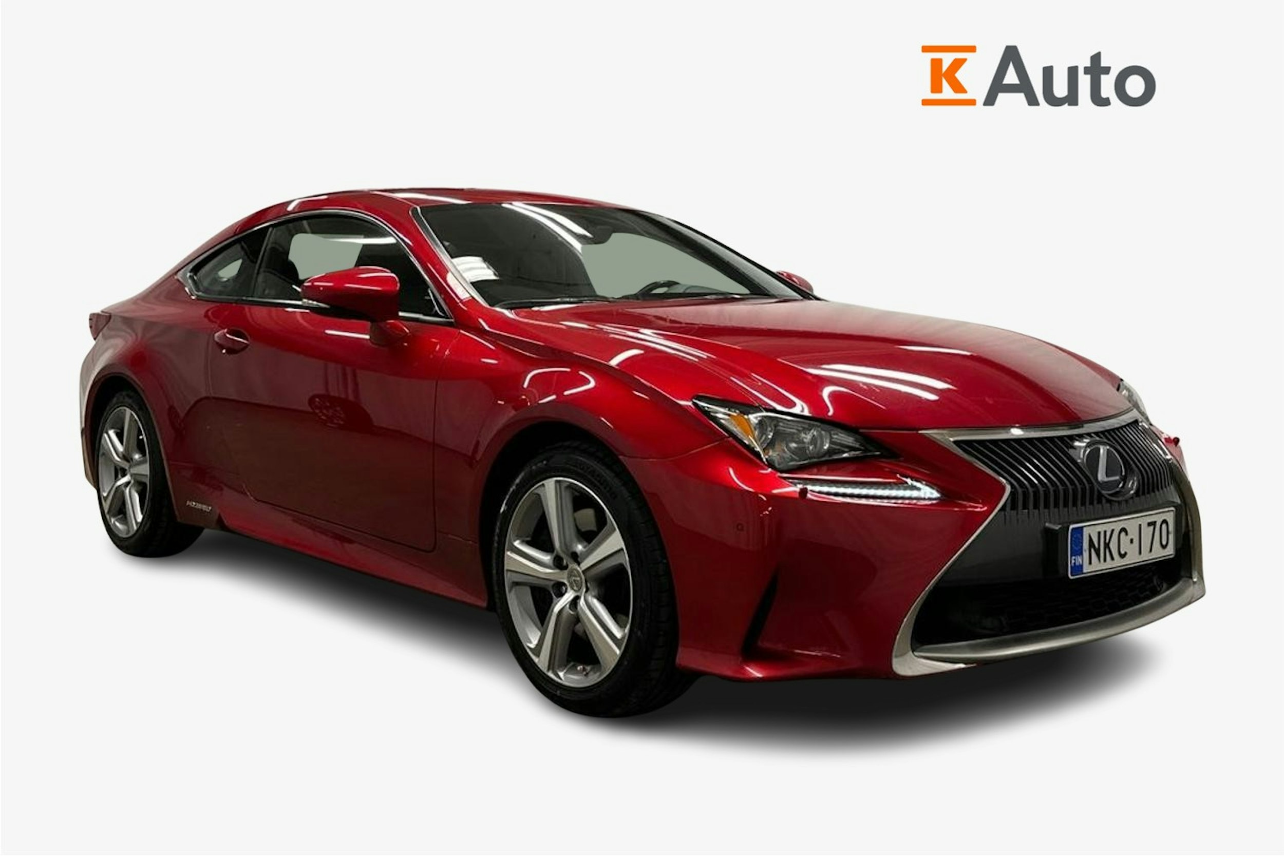 punainen Lexus RC 2016 kuva 1.