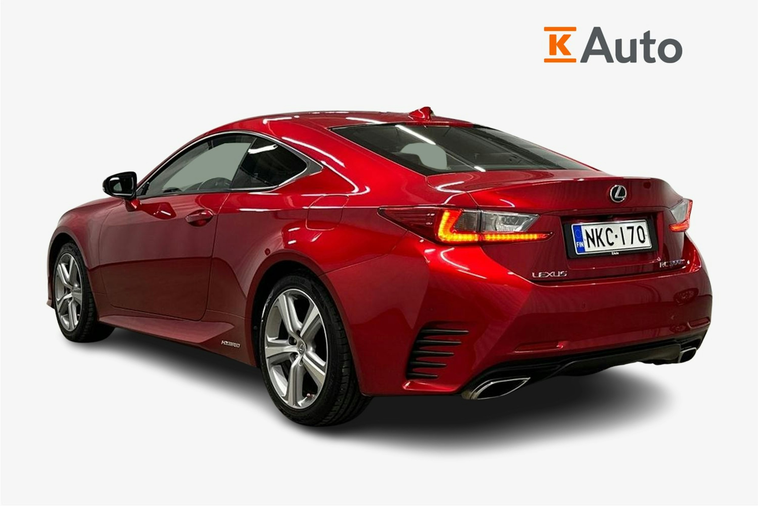 punainen Lexus RC 2016 kuva 2.