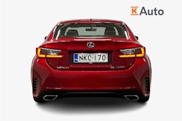 punainen Lexus RC 2016 kuva 3.
