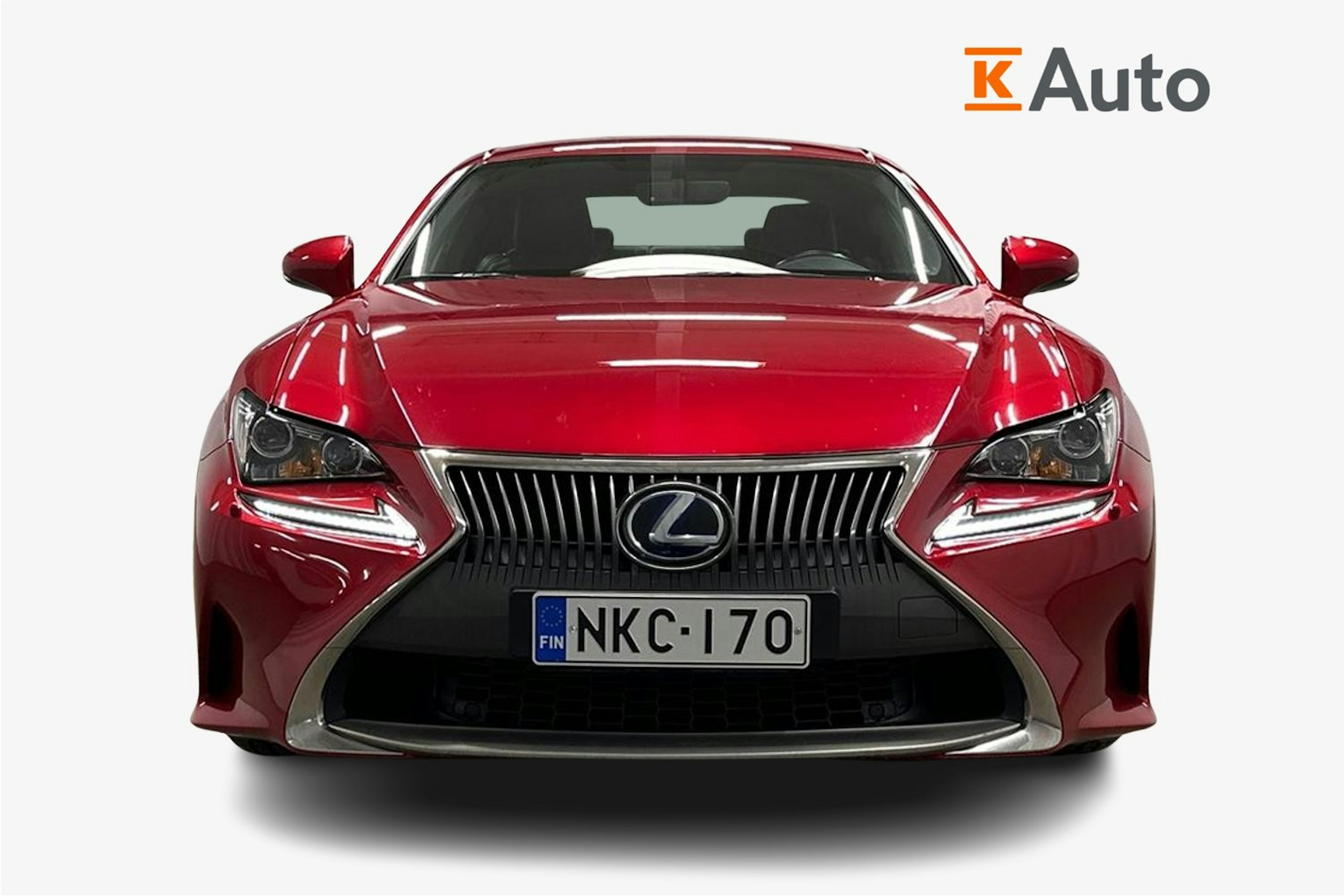 punainen Lexus RC 2016 kuva 5.