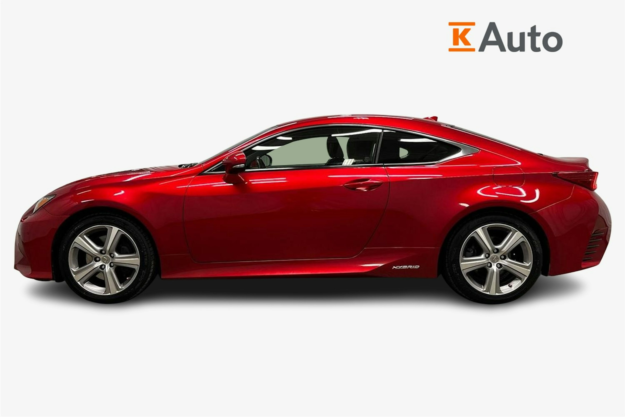 punainen Lexus RC 2016 kuva 6.