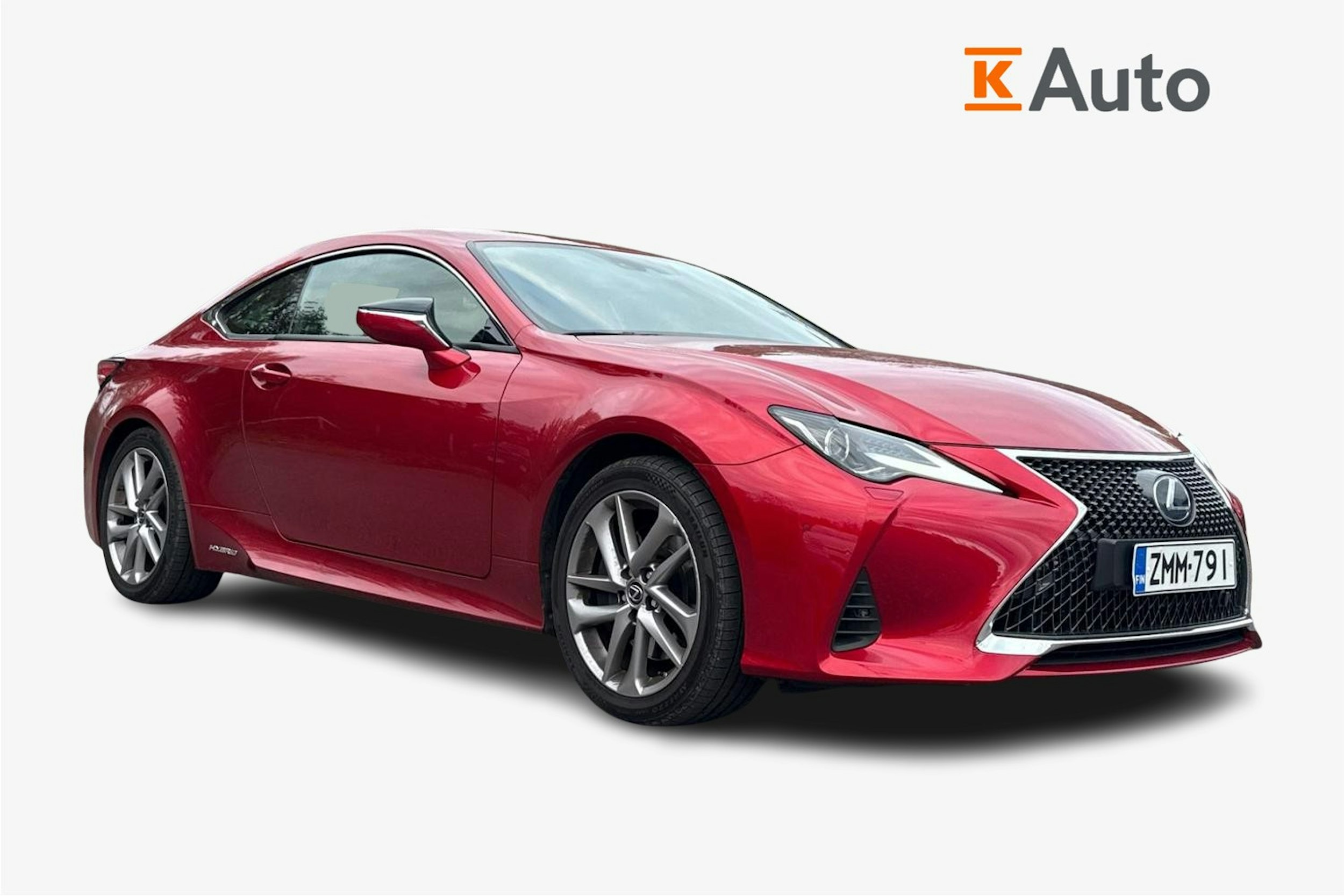 punainen Lexus RC 2019 kuva 1.