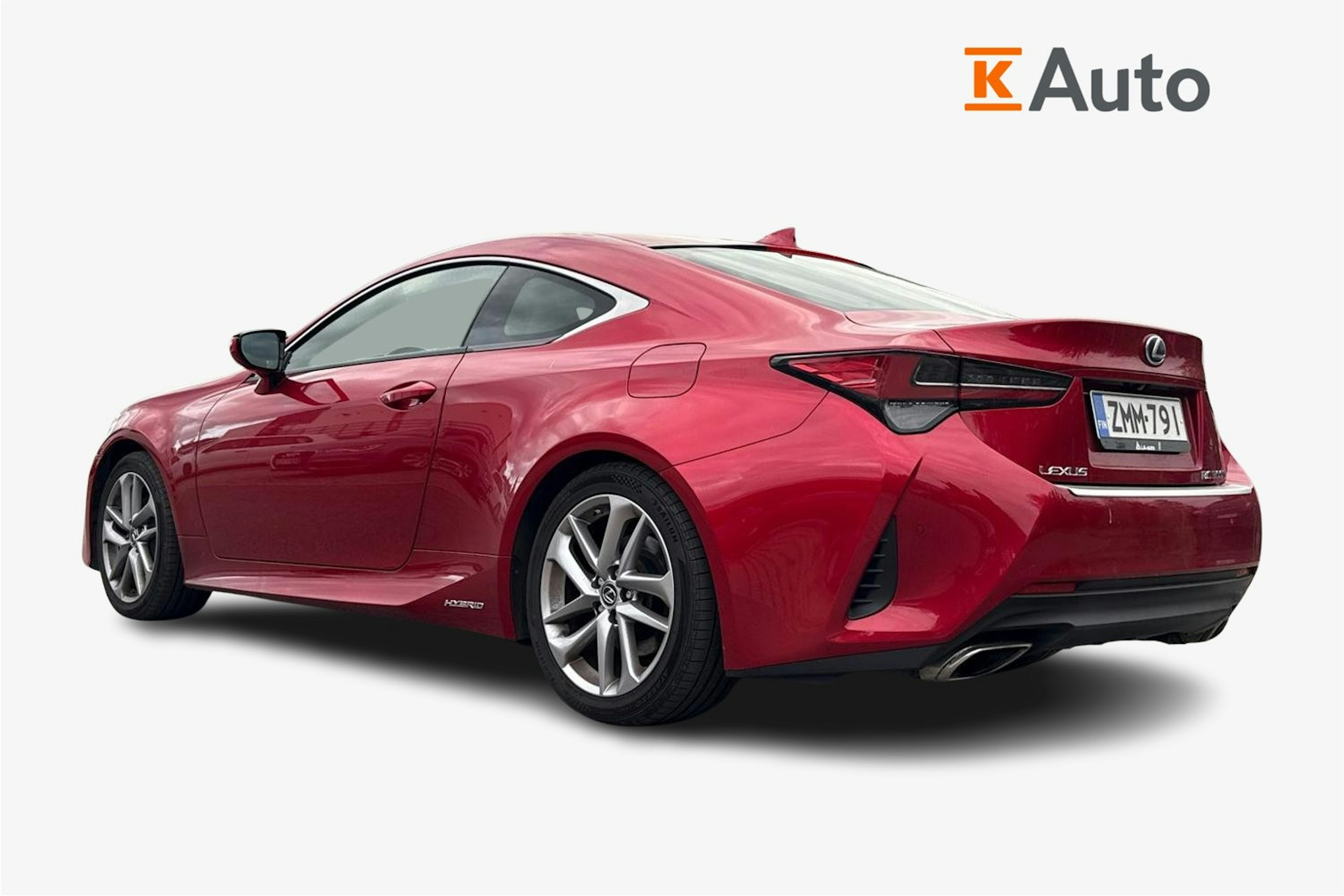 punainen Lexus RC 2019 kuva 2.