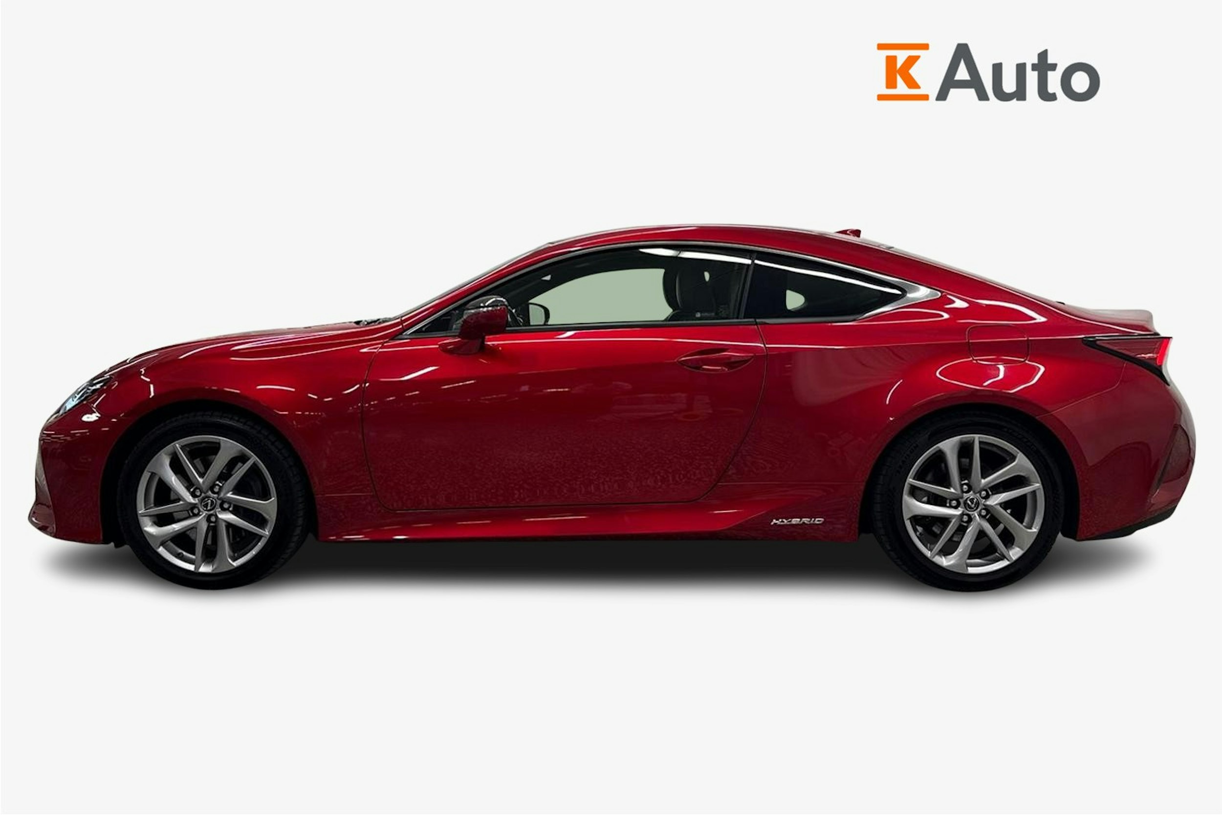 punainen Lexus RC 2019 kuva 6.