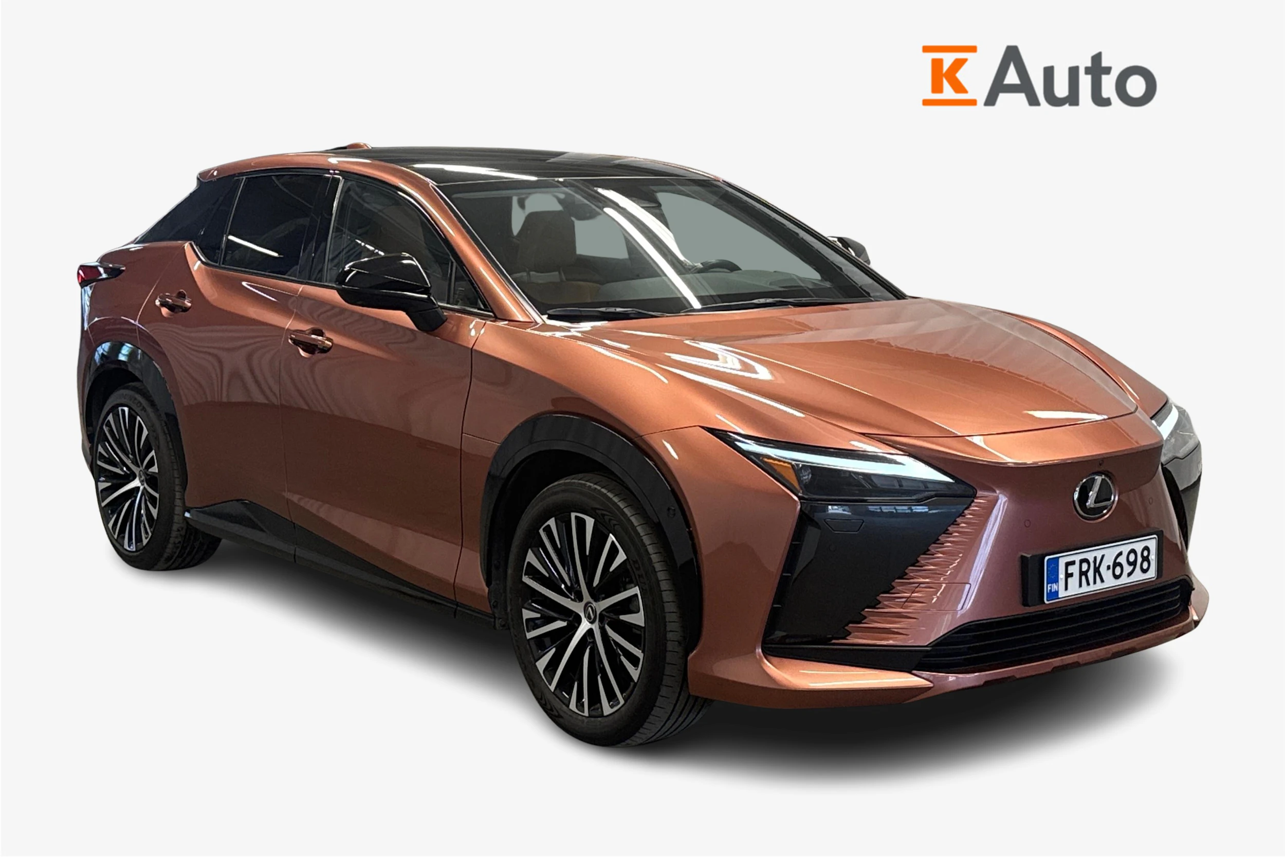 oranssi Lexus RZ 2023 kuva 1.