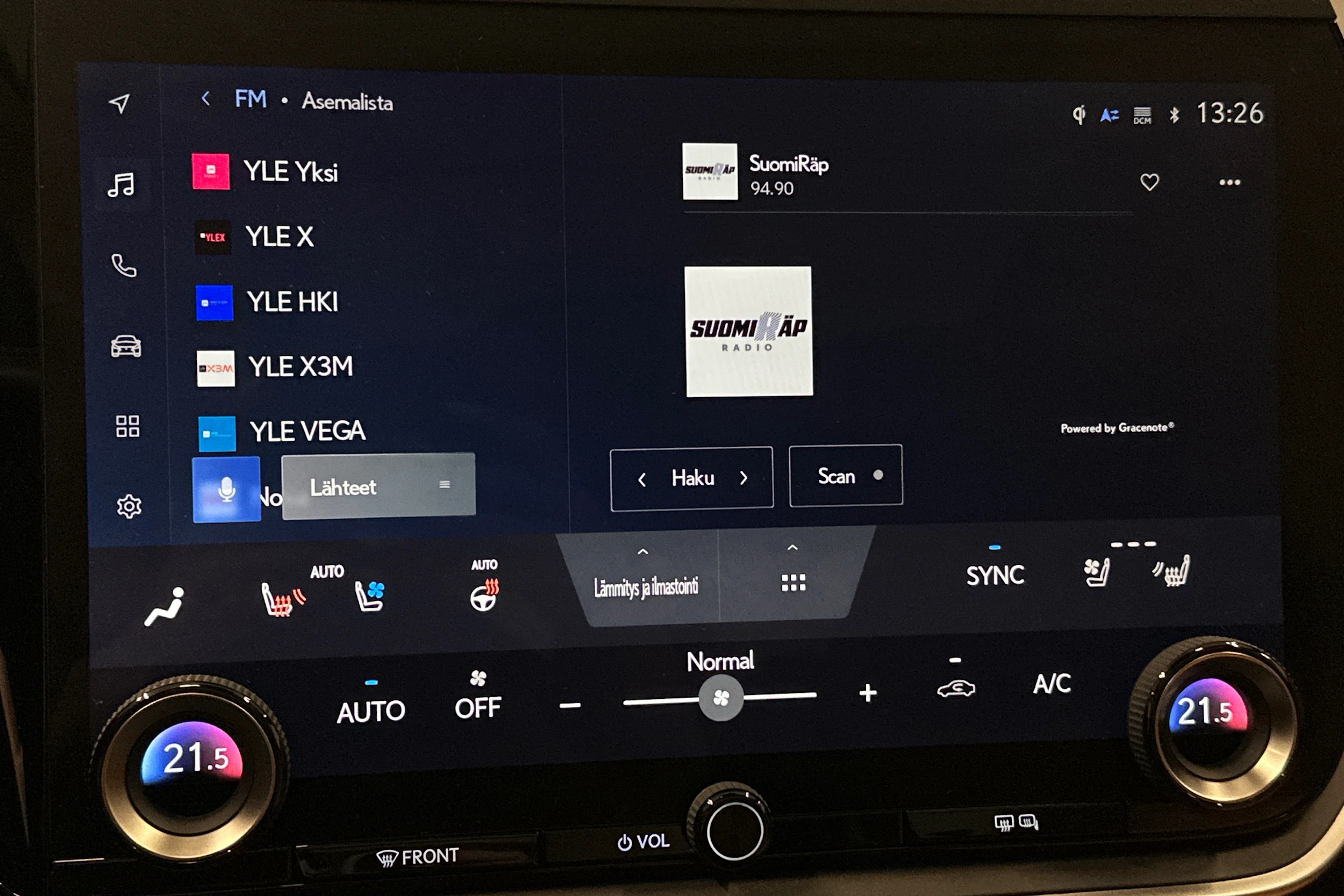 oranssi Lexus RZ 2023 kuva 18.