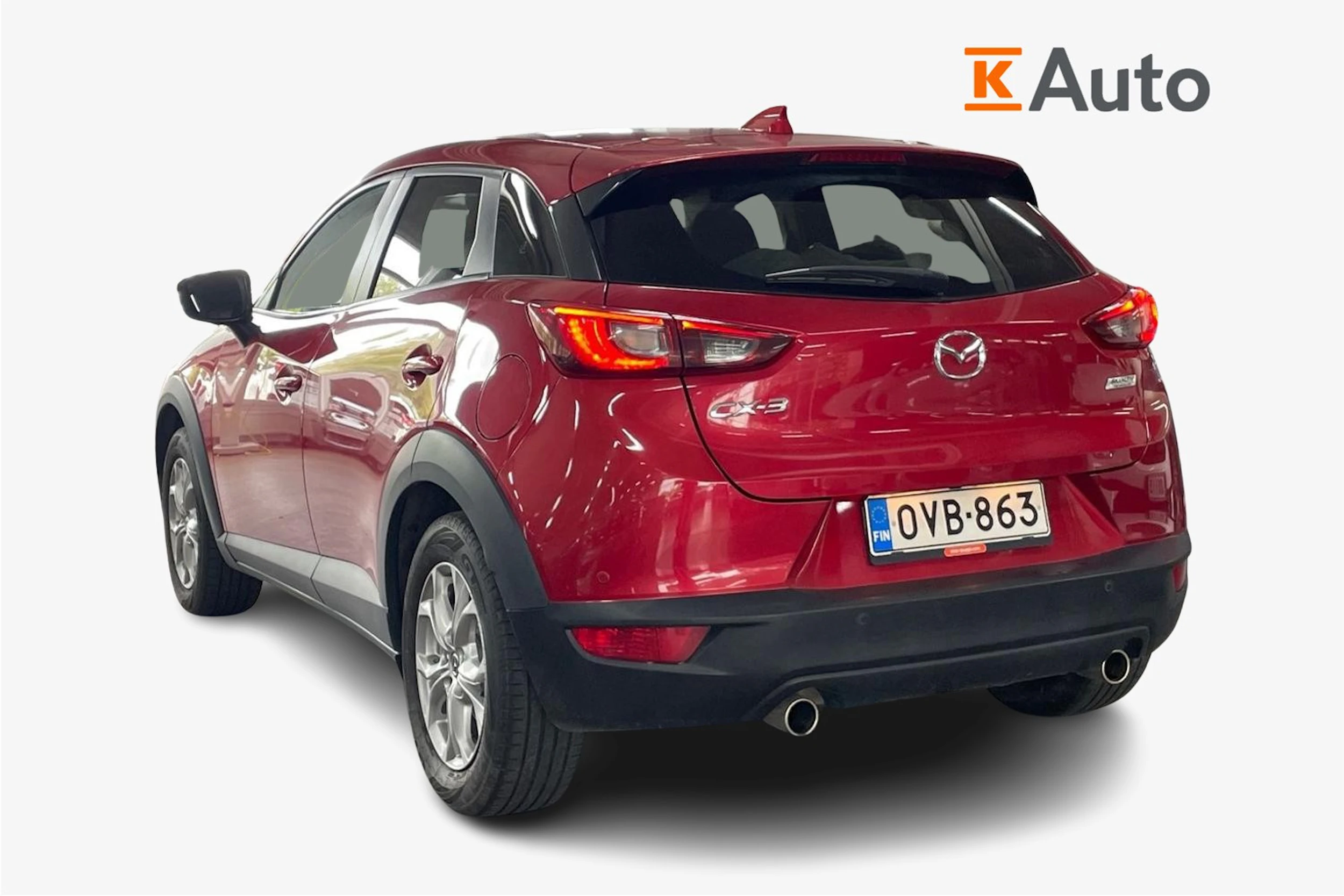 Punainen Mazda cx-3 2017 kuva 2.