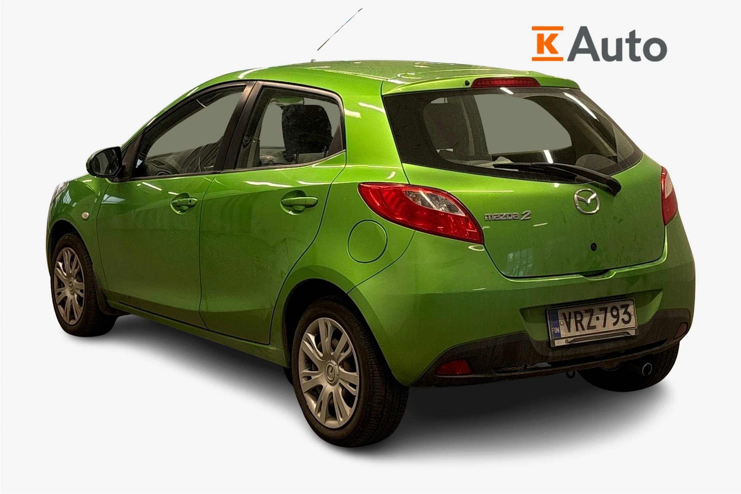 vihreä Mazda 2 2012 kuva 2.