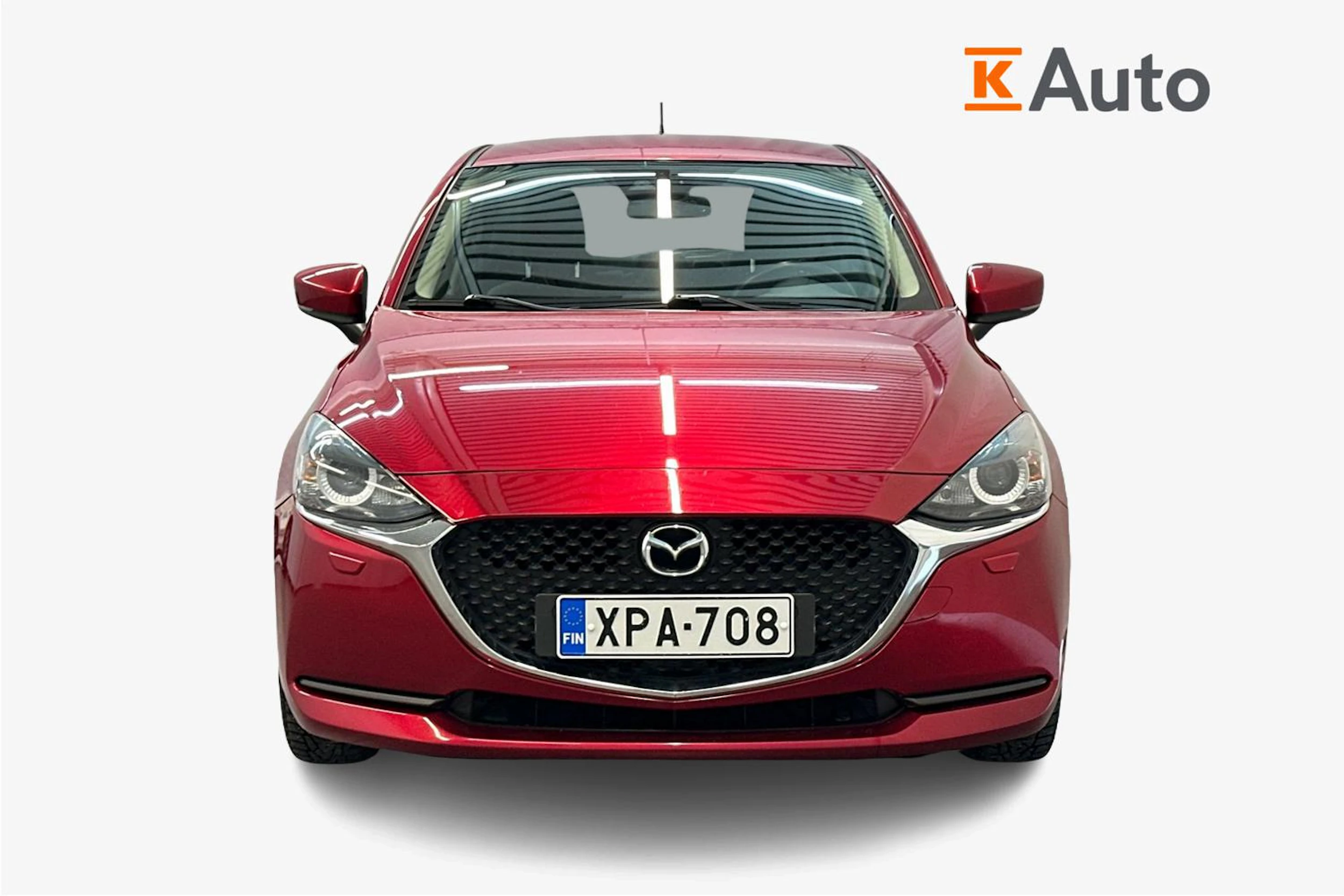 Punainen Mazda 2 2020 kuva 4.