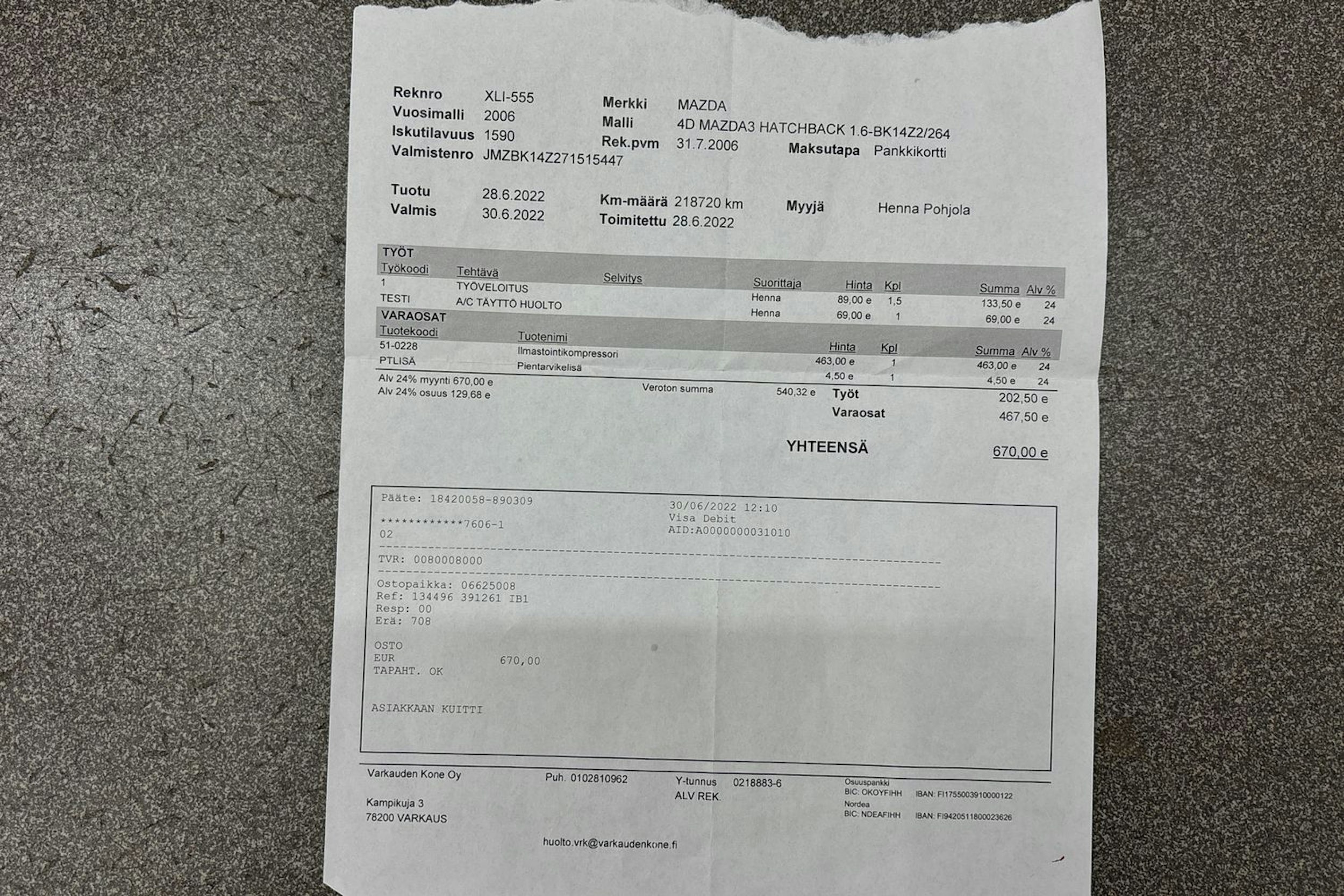 Musta Mazda 3 2006 kuva 25.