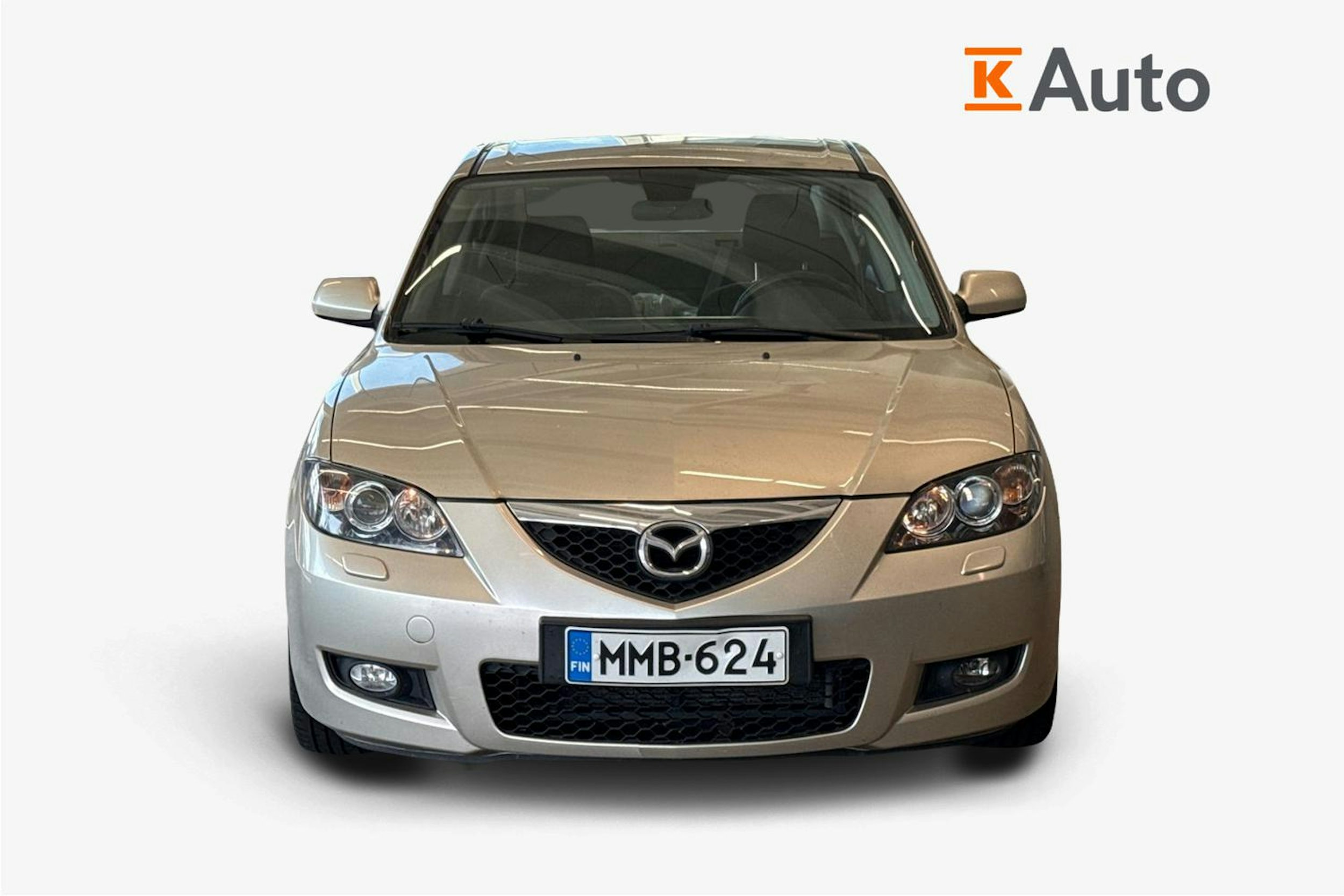 Ruskea (beige) Mazda 3 2008 kuva 5.