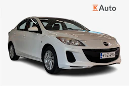 valkoinen Mazda 3 2013 kuva 1.