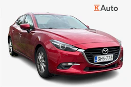 punainen Mazda 3 2017 kuva 1.
