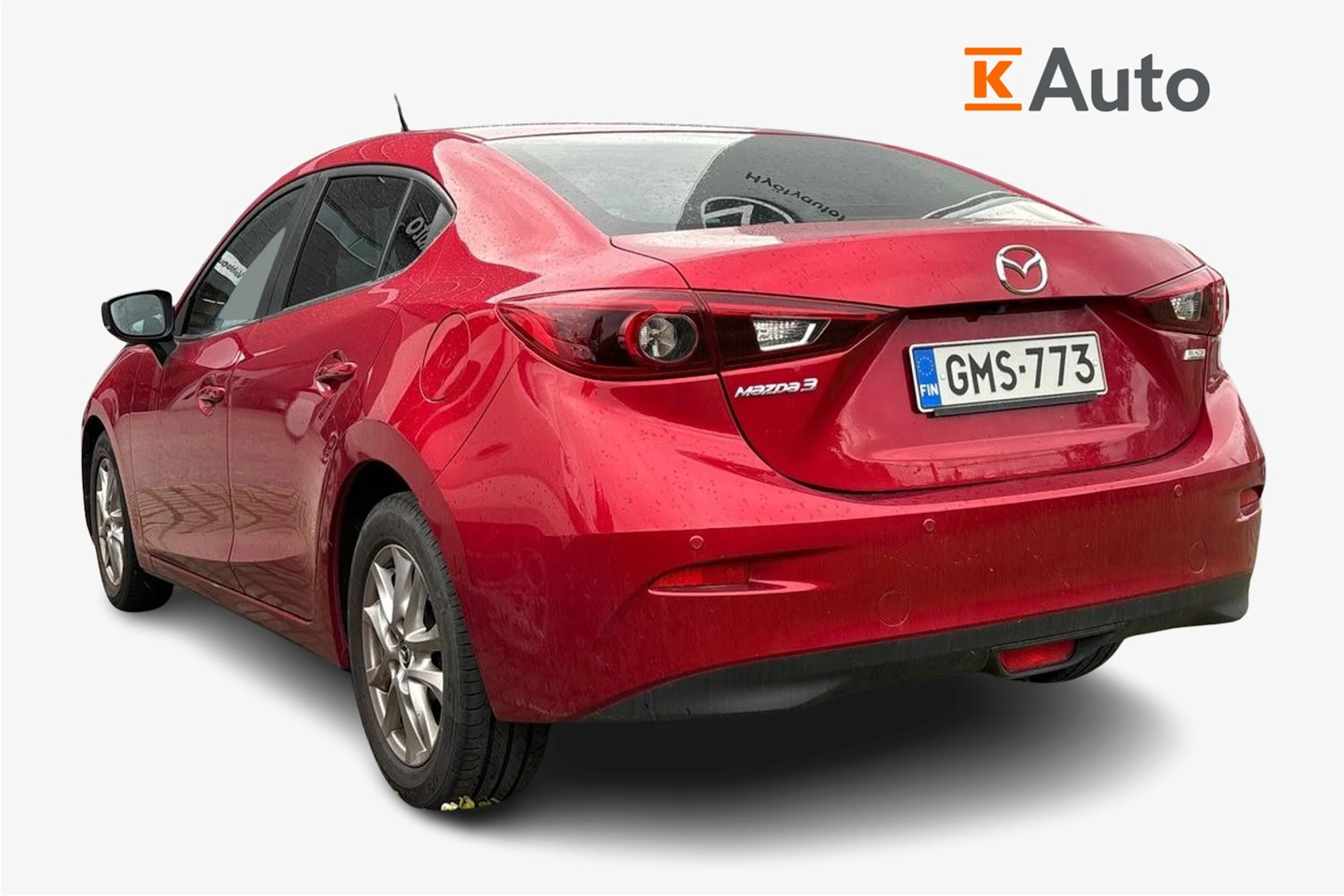 punainen Mazda 3 2017 kuva 2.