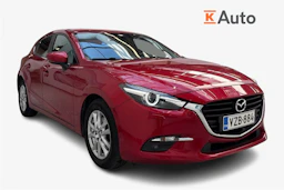 Punainen Mazda 3 2017 kuva 1.