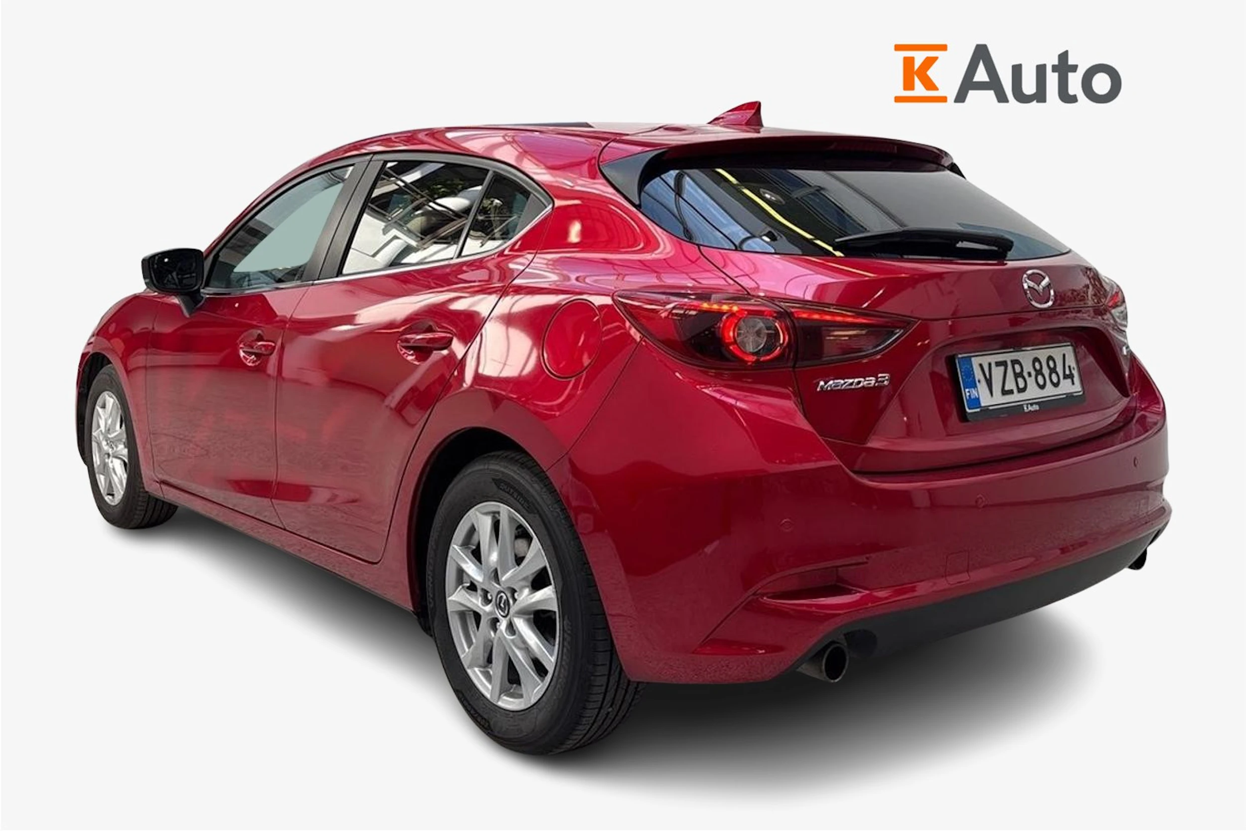 Punainen Mazda 3 2017 kuva 2.