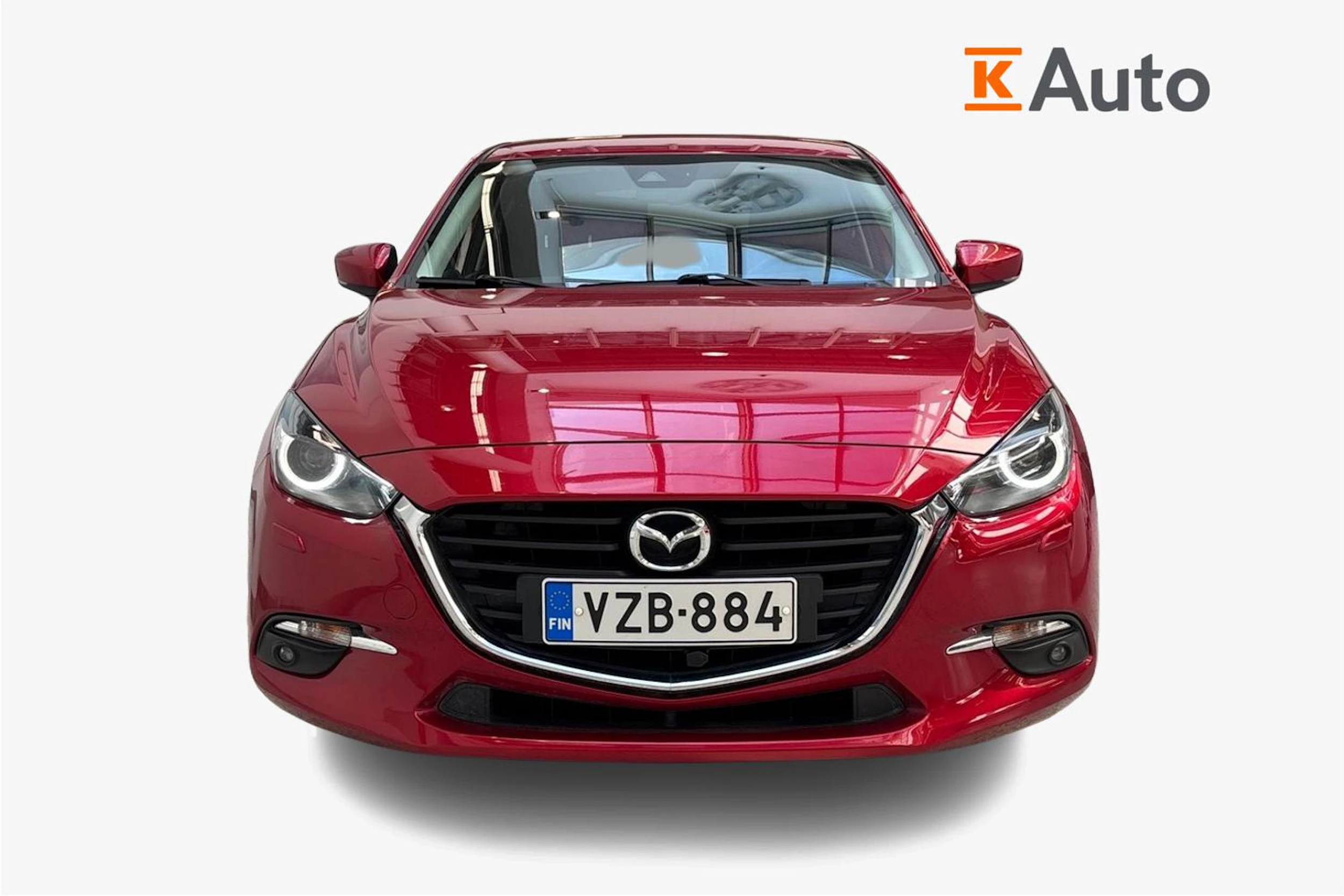 Punainen Mazda 3 2017 kuva 4.