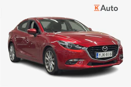 Punainen Mazda 3 2017 kuva 1.