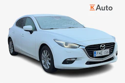 valkoinen Mazda 3 2018 kuva 1.