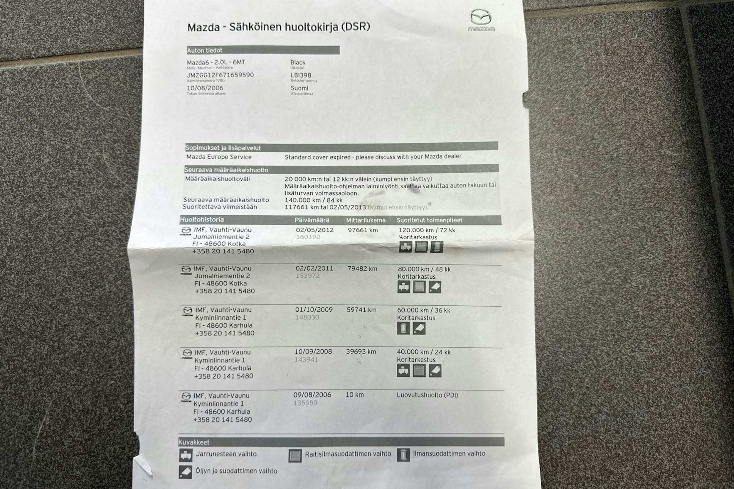 musta Mazda 6 2006 kuva 22.